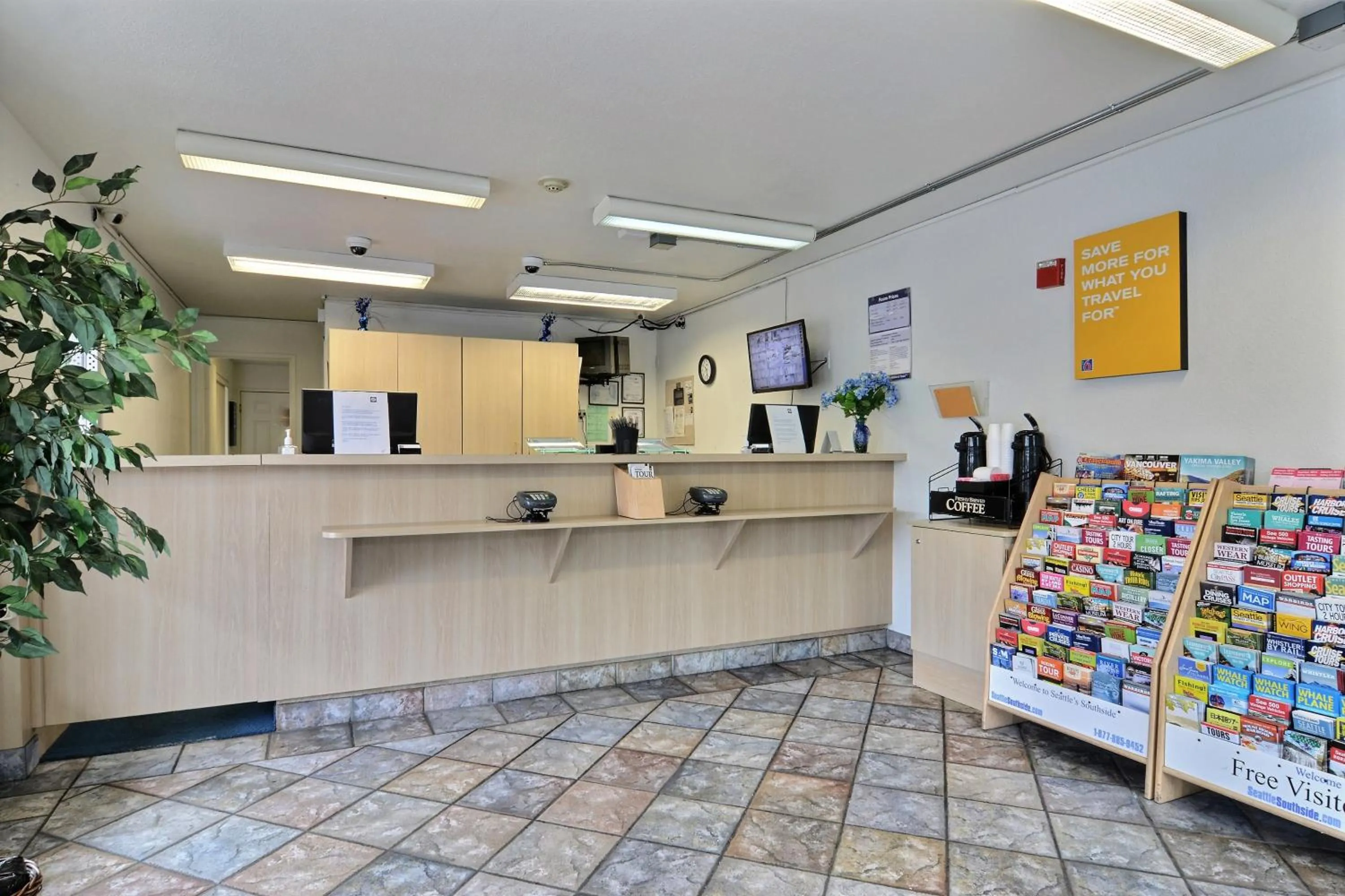 Lobby or reception in Motel 6-Seattle, WA - South