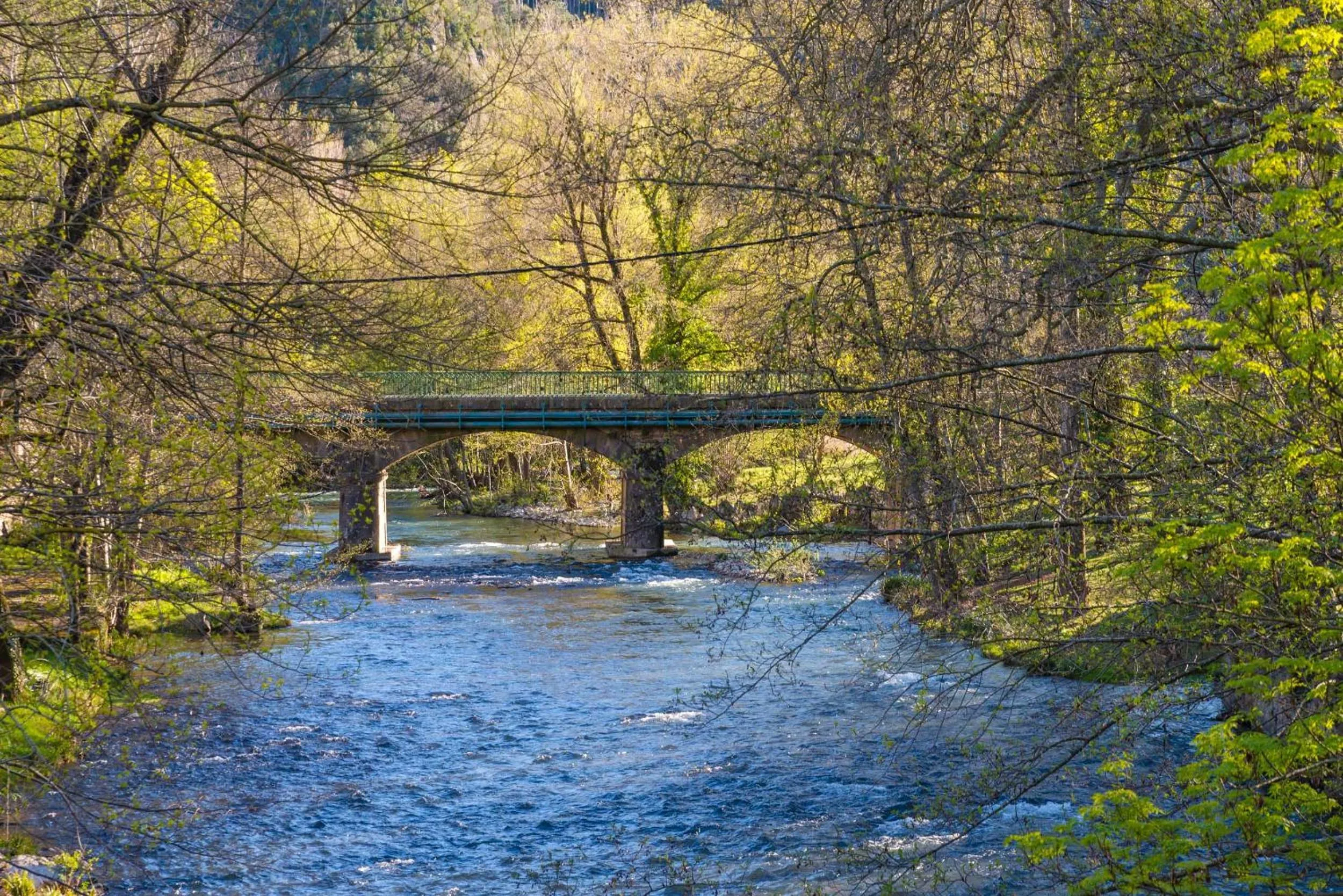 Natural landscape in Eau Thermale Avène l'hôtel