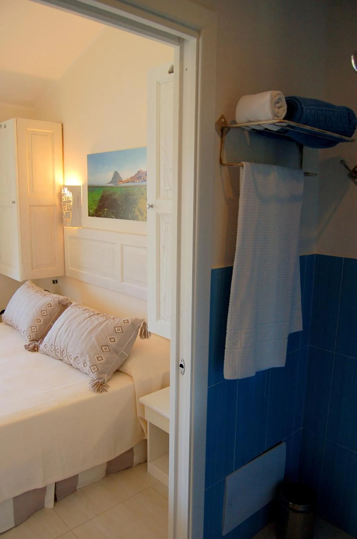 Decorative detail, Bed in Hotel Budoni Beach