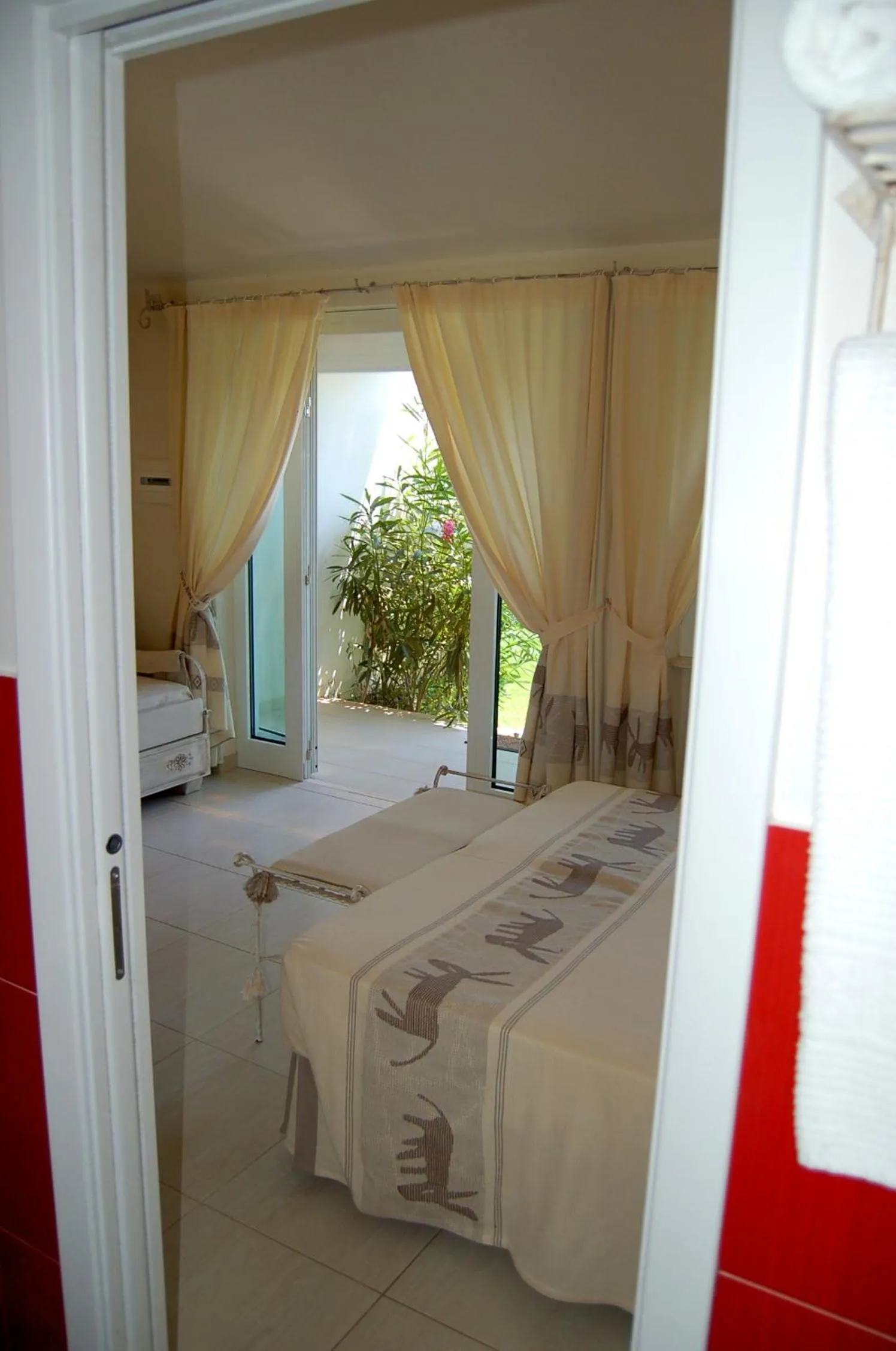 Decorative detail, Bed in Hotel Budoni Beach