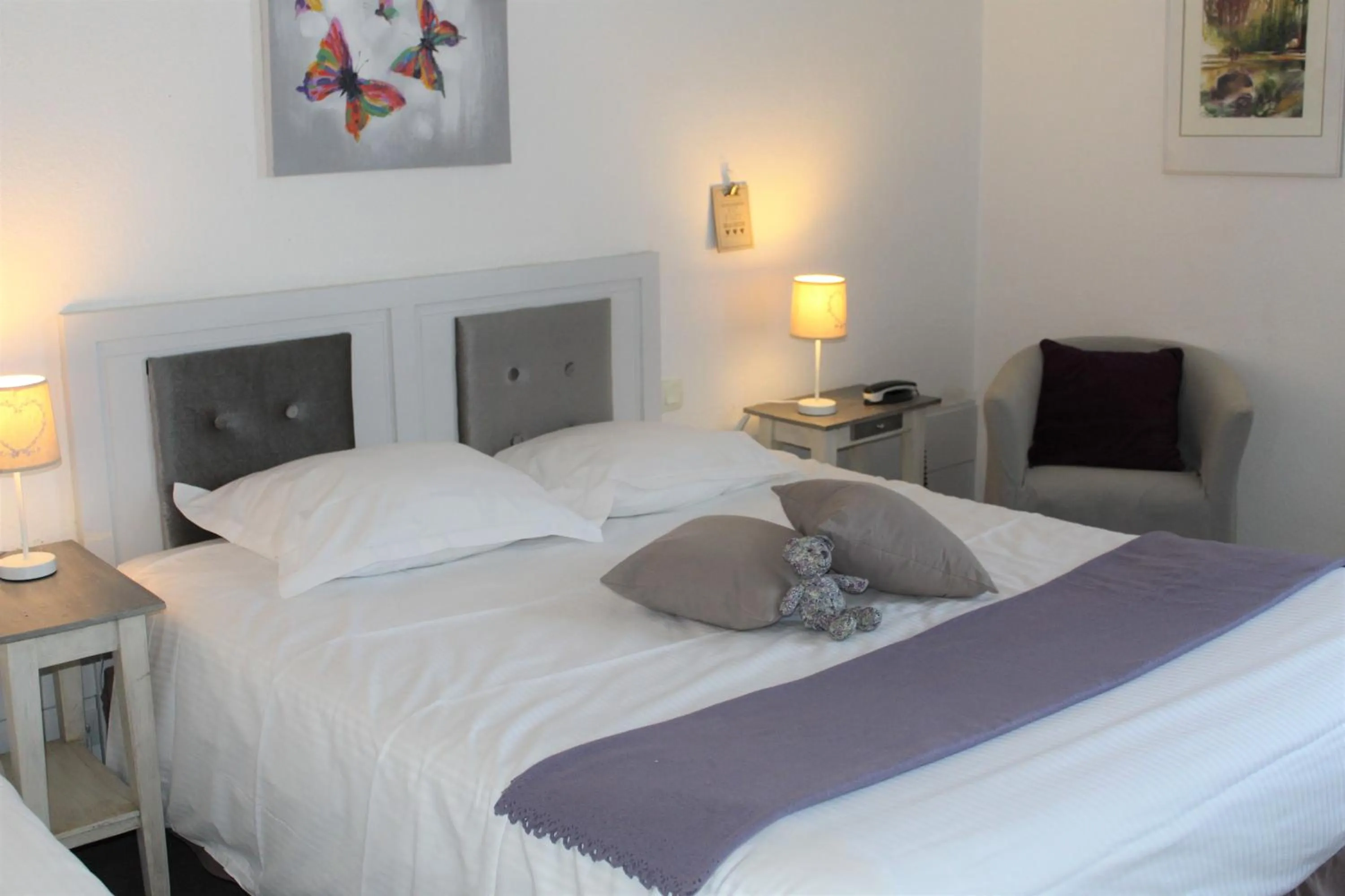 Bedroom, Bed in Hotel Au Marais