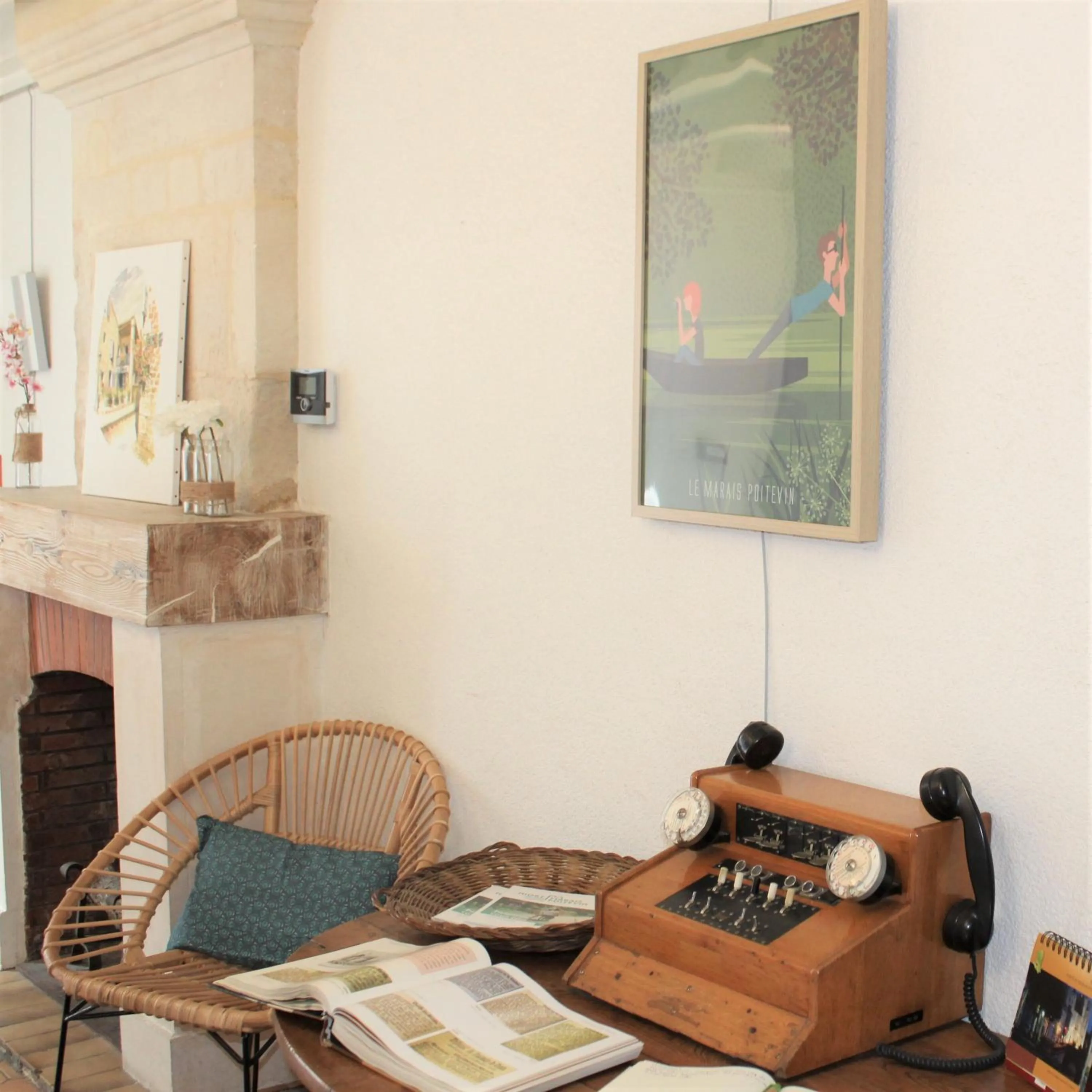 Lobby or reception in Hotel Au Marais