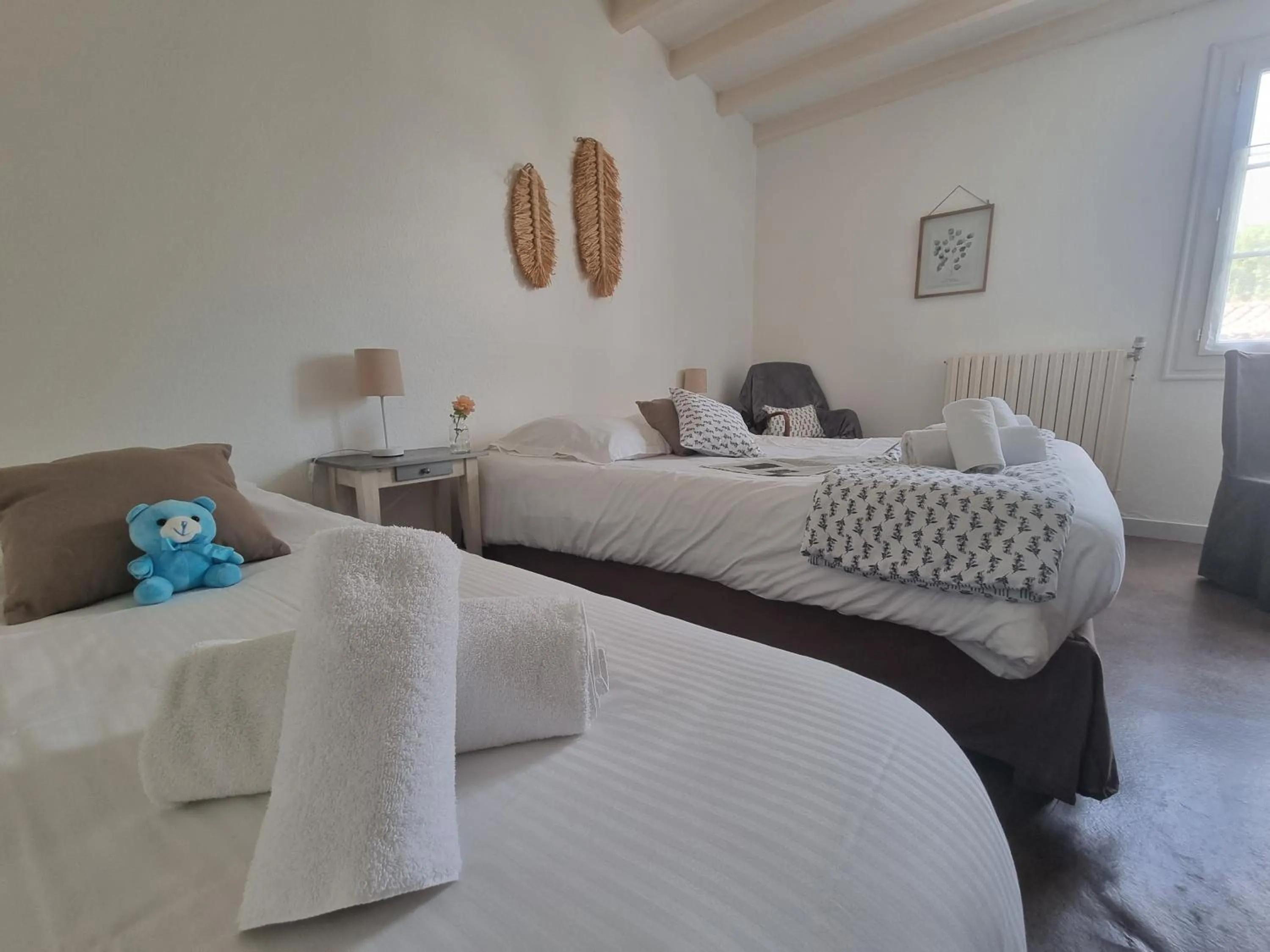 Bed in Hotel Au Marais