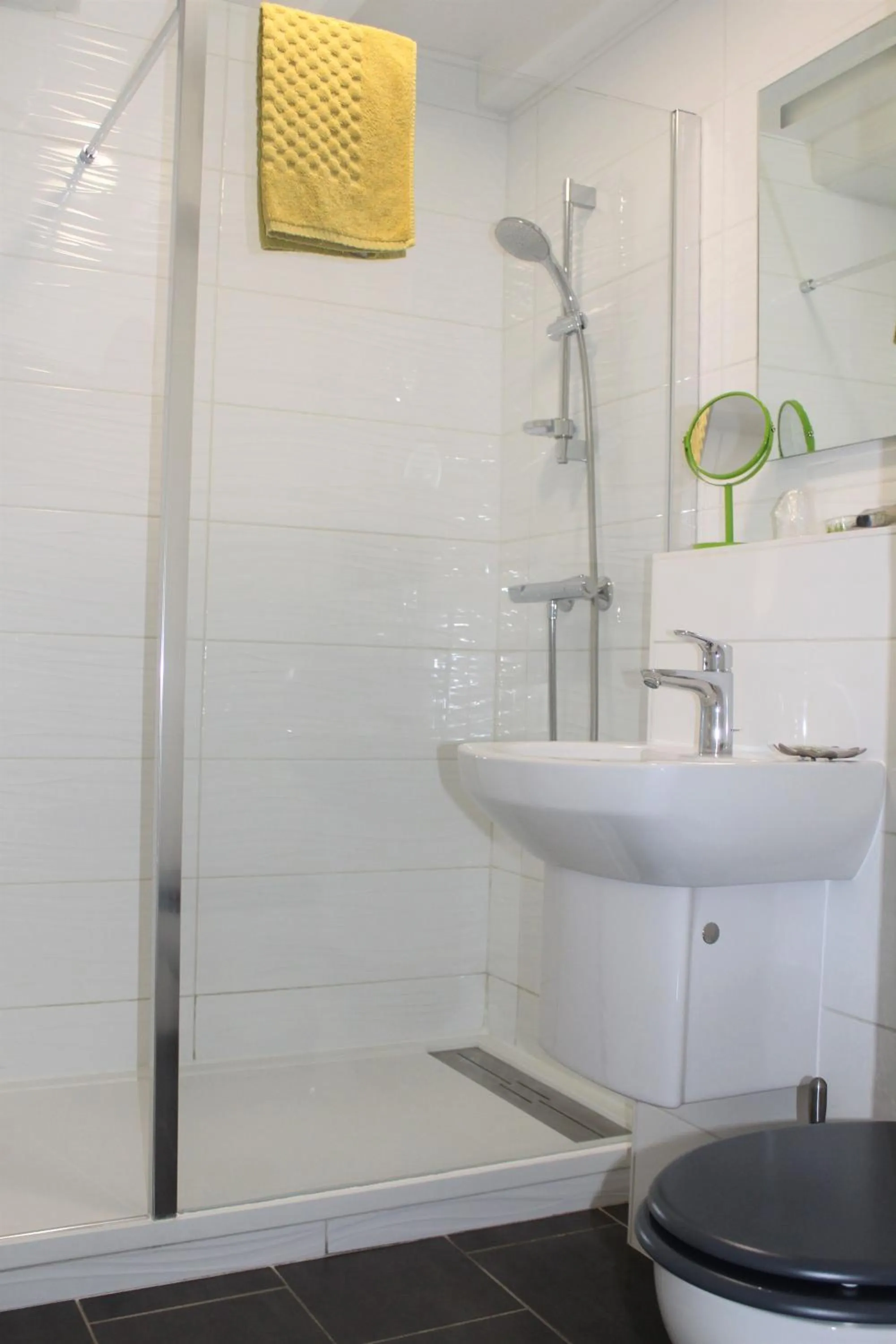 Shower in Hotel Au Marais