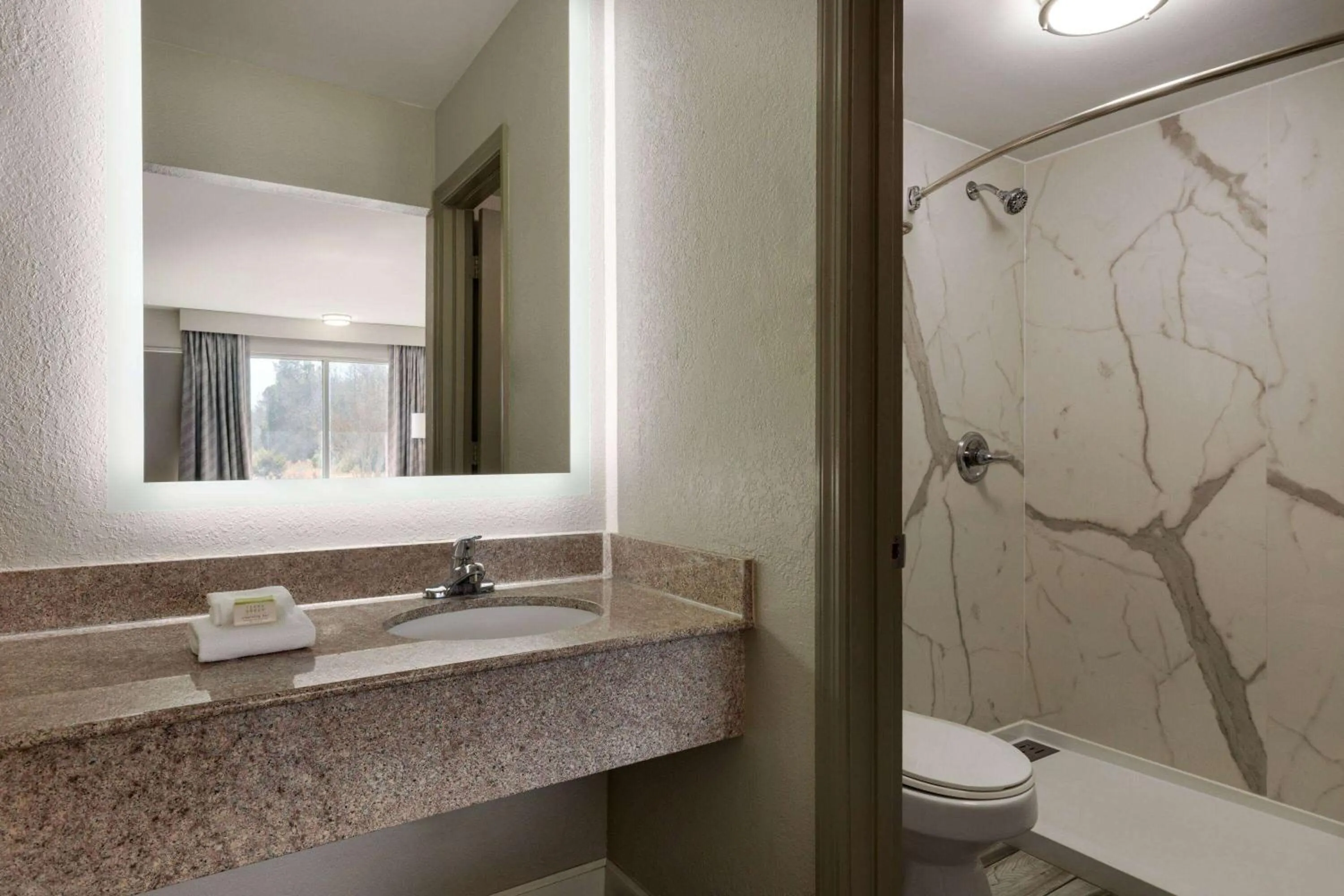 Bathroom in Days Inn by Wyndham Emporia