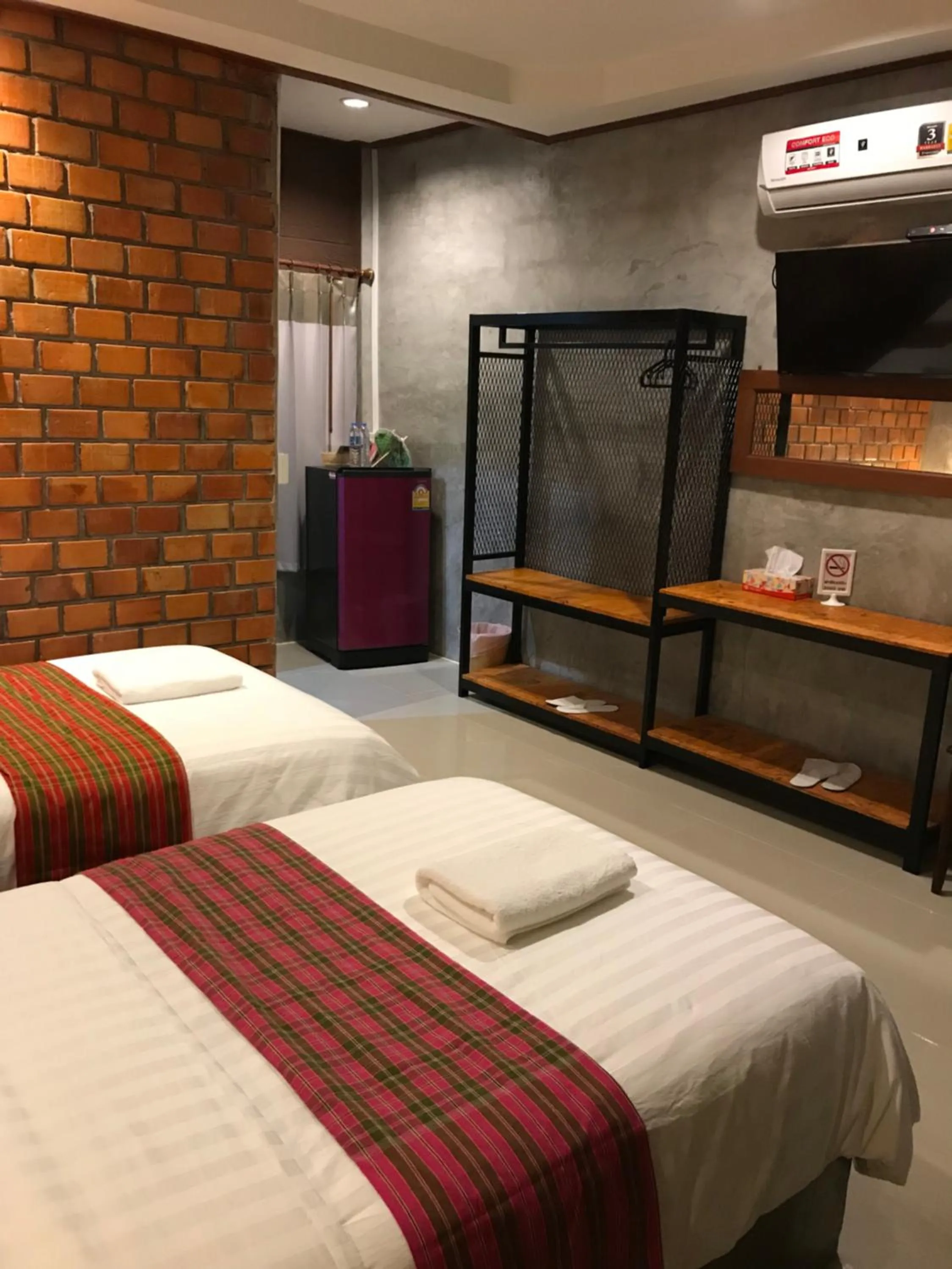 Bed in Khum Lanna Boutique Hotel