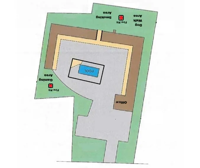 Floor plan in Jonathan Edwards Motel