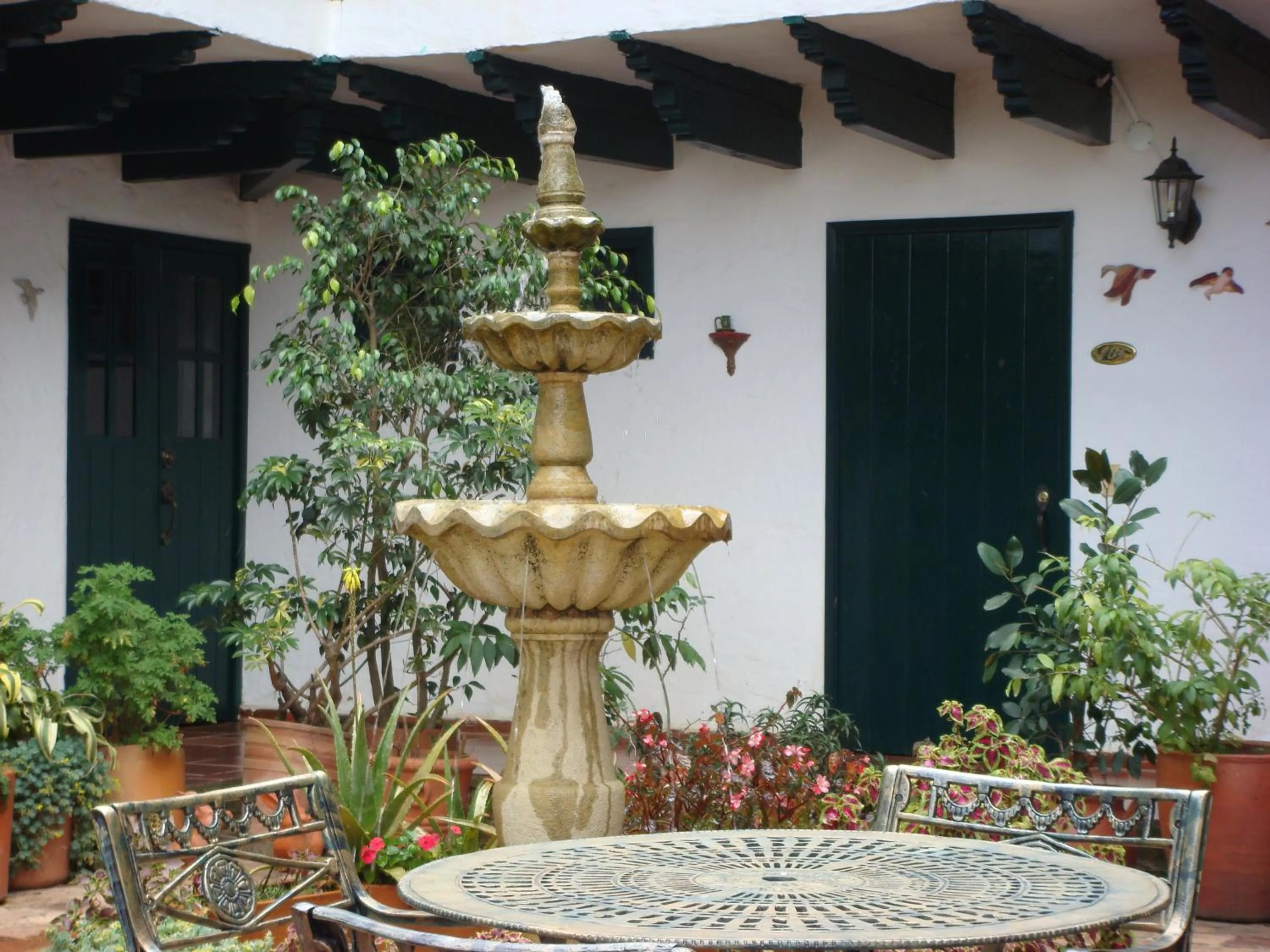 Garden in Hotel Hospederia San Carlos Villa De Leyva