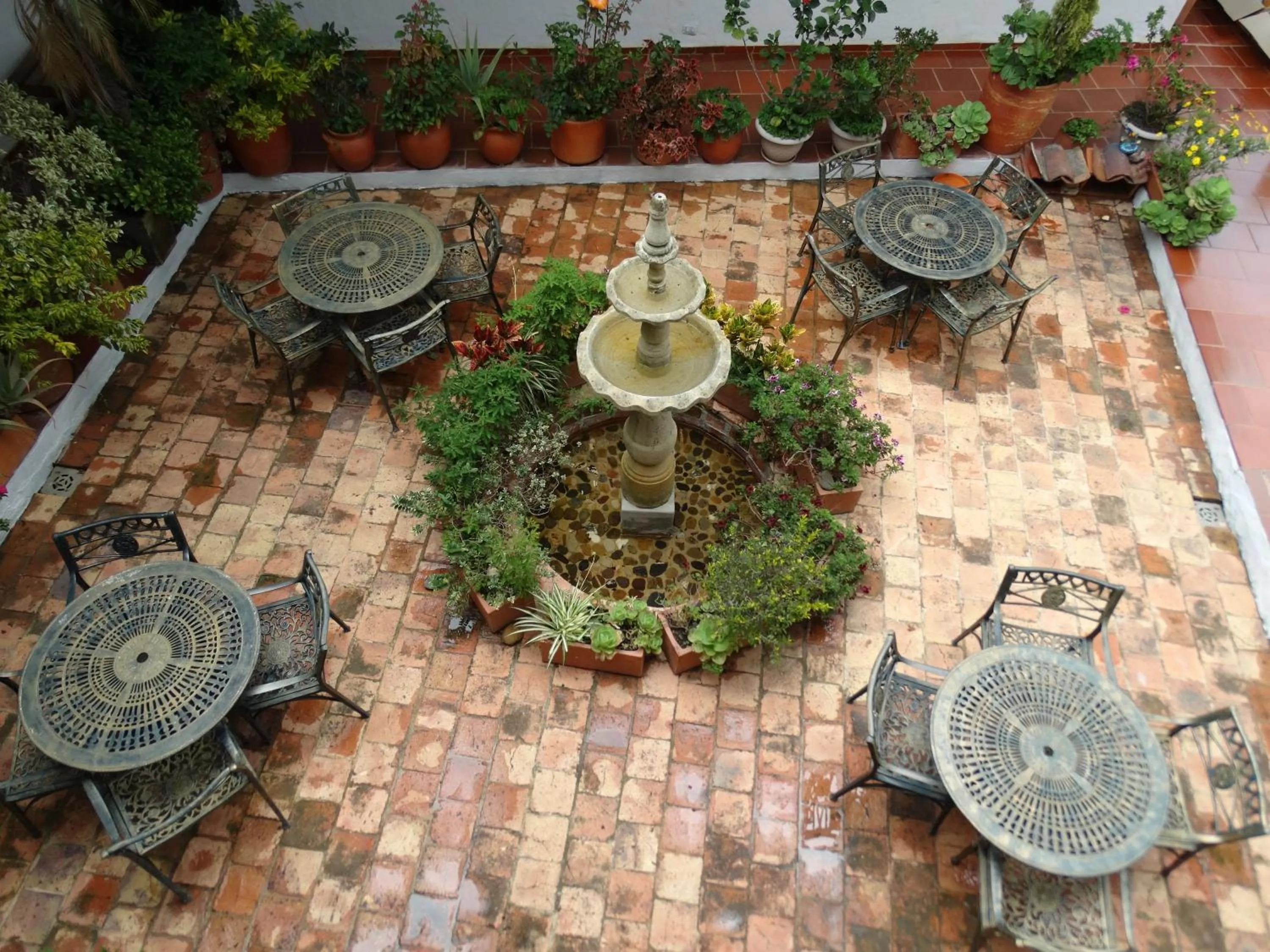 Balcony/Terrace in Hotel Hospederia San Carlos Villa De Leyva