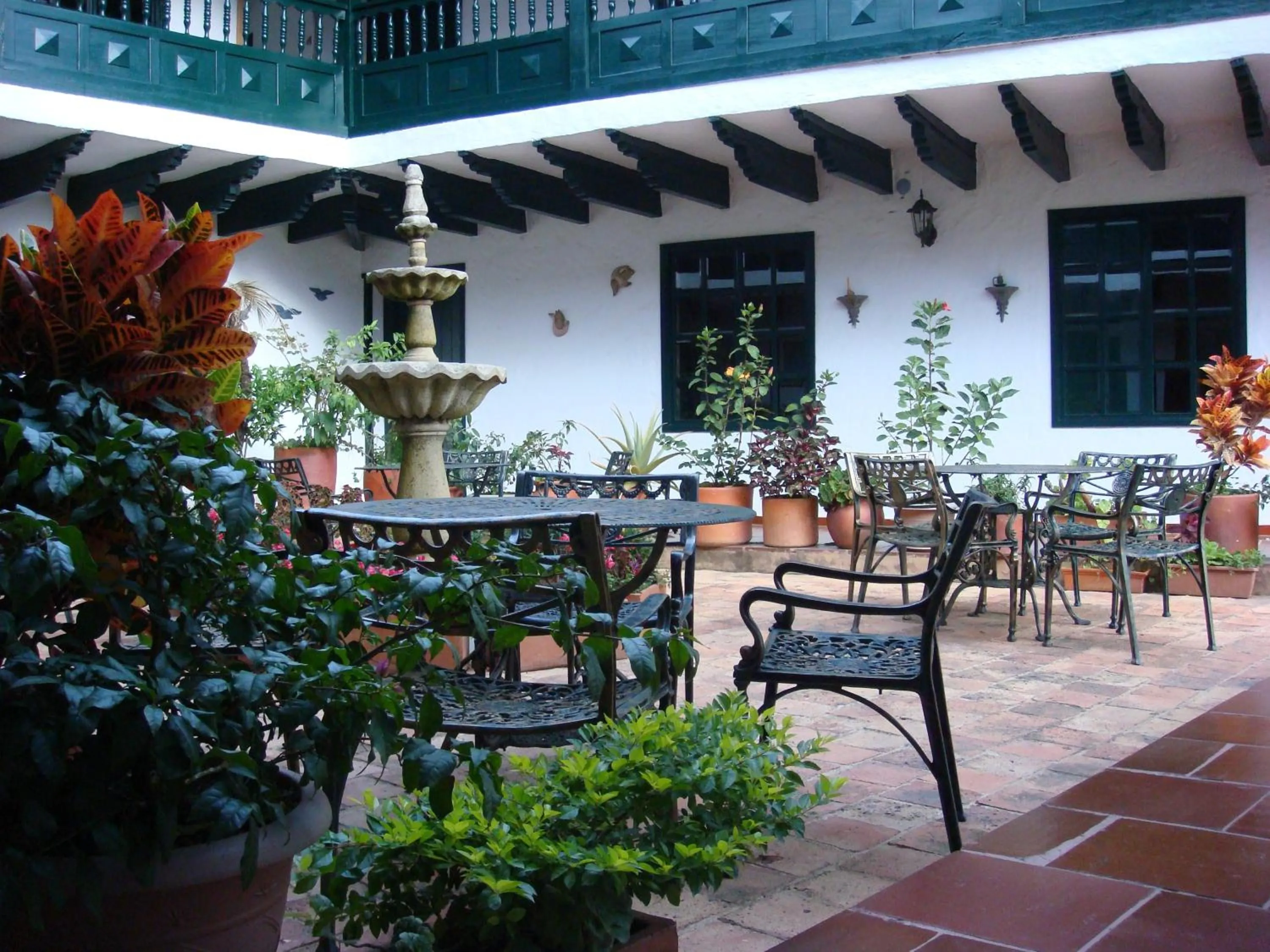 Balcony/Terrace in Hotel Hospederia San Carlos Villa De Leyva