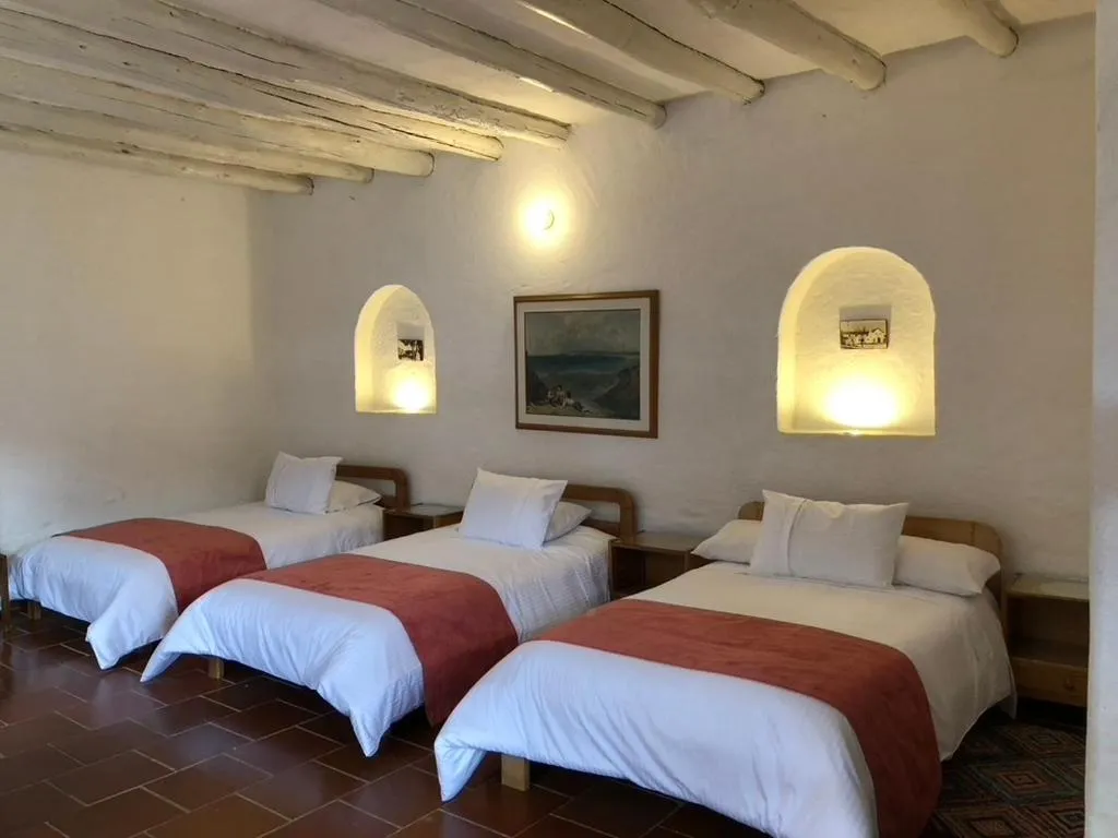 Bed in Hotel Hospederia San Carlos Villa De Leyva