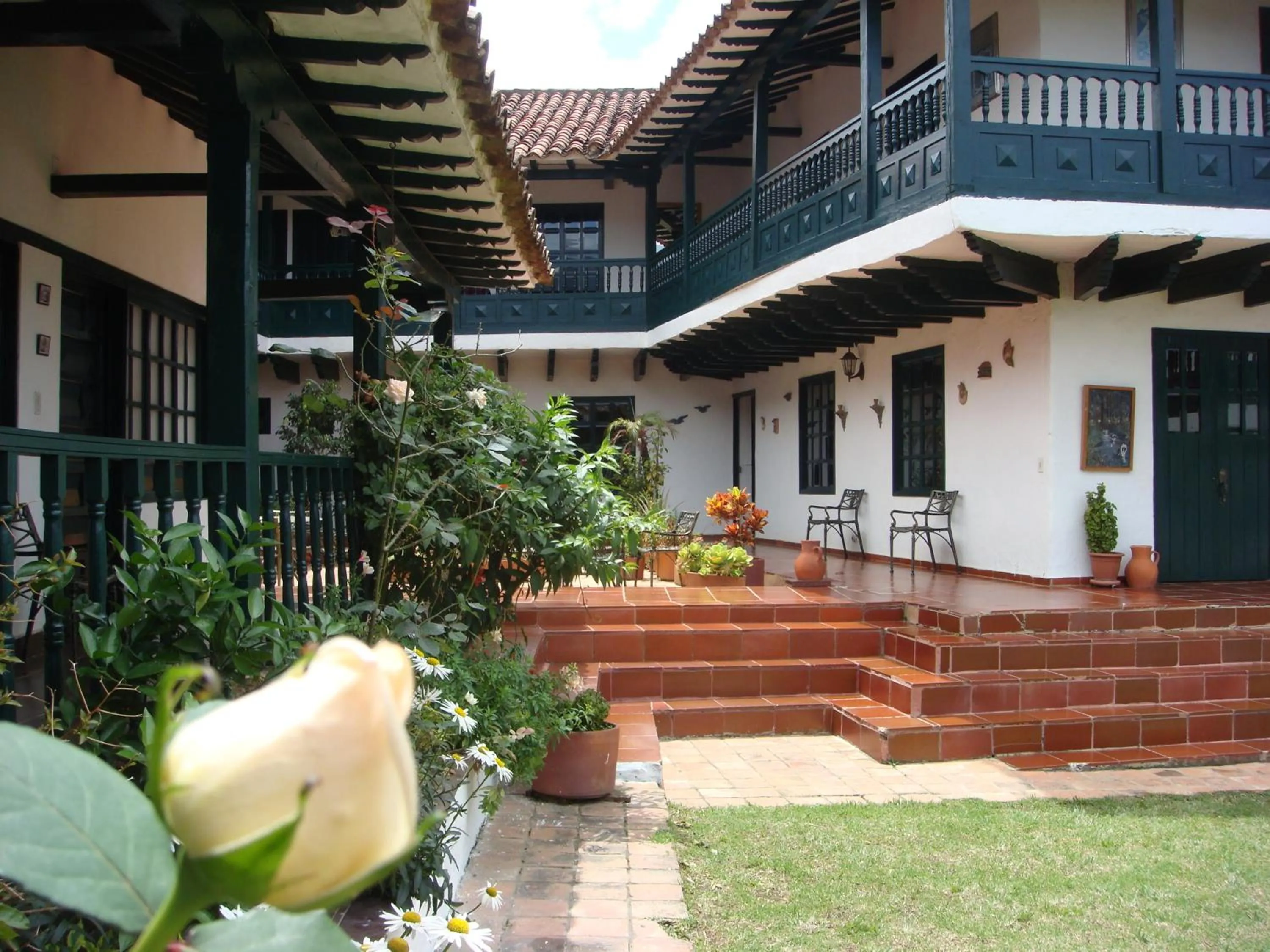 Garden in Hotel Hospederia San Carlos Villa De Leyva