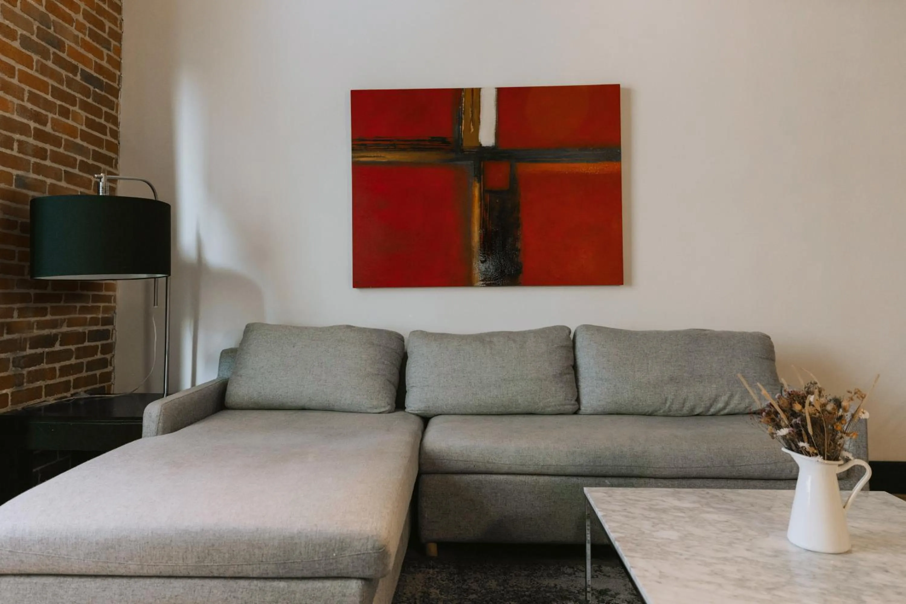 Seating area in Lofts du Vieux-Port by Gray Collection