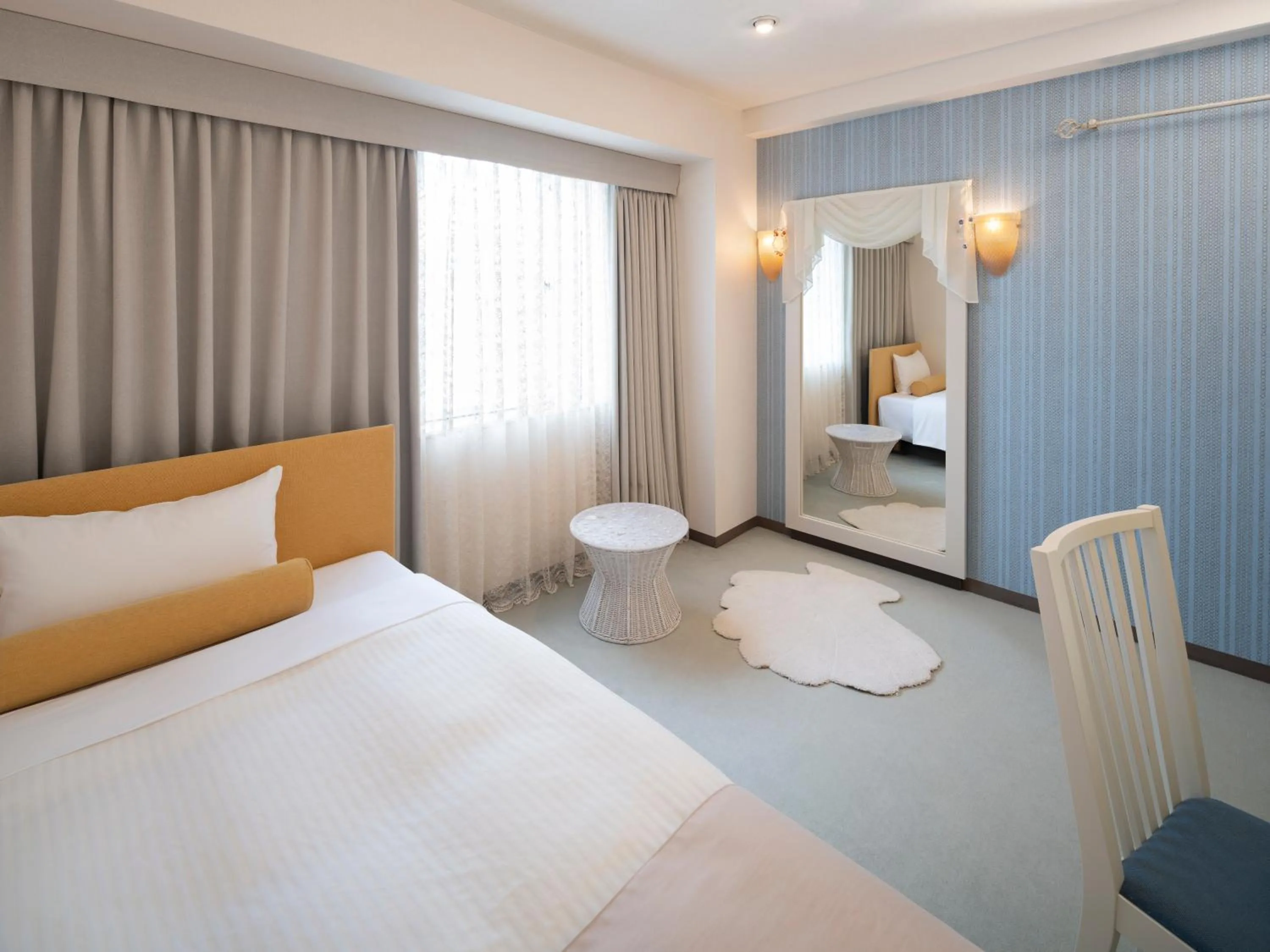 Bed in Art Hotel Joetsu