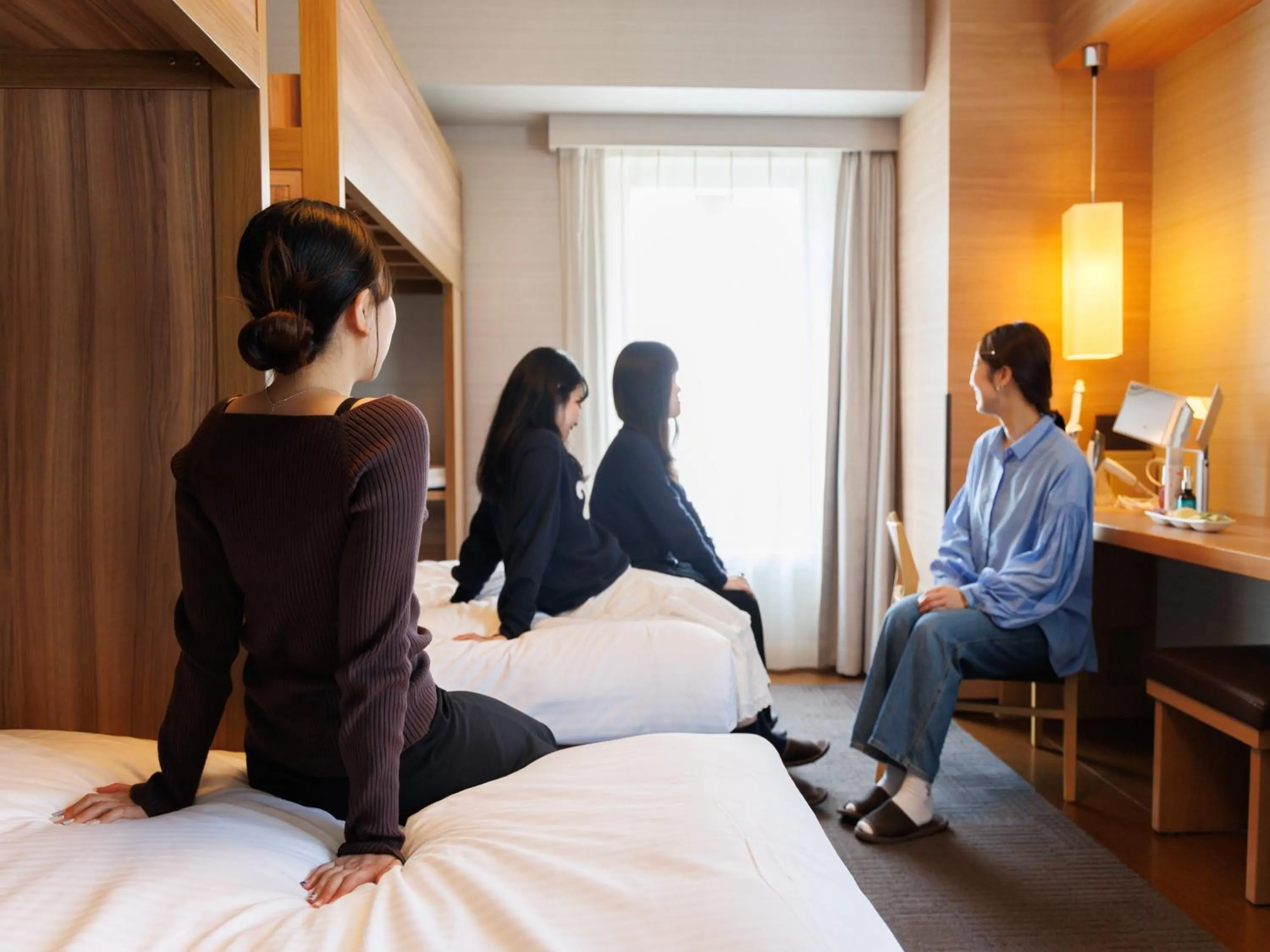 Photo of the whole room, Bed in Hotel Resol Trinity Hakata