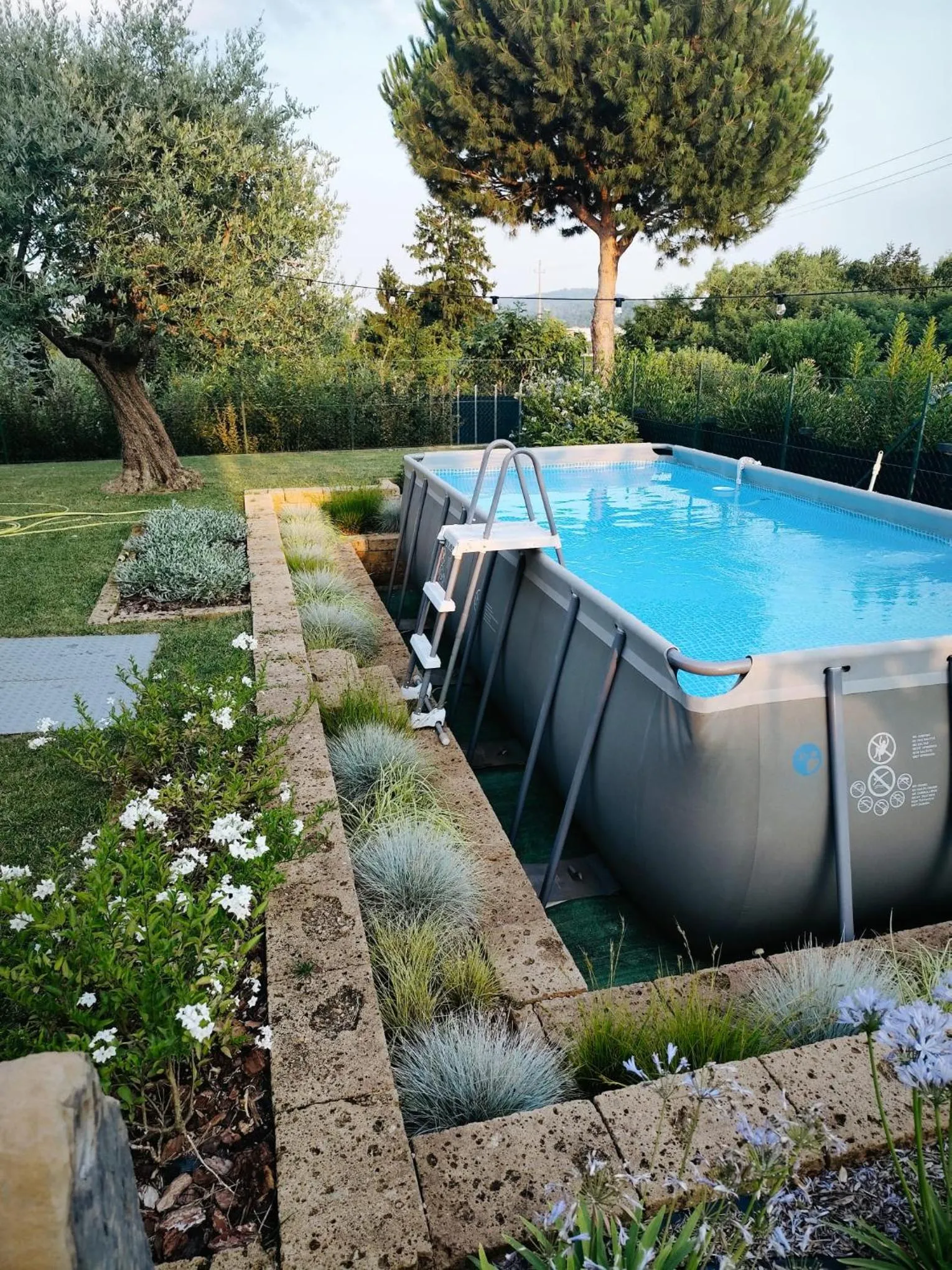 Swimming pool in Due Lune B&B