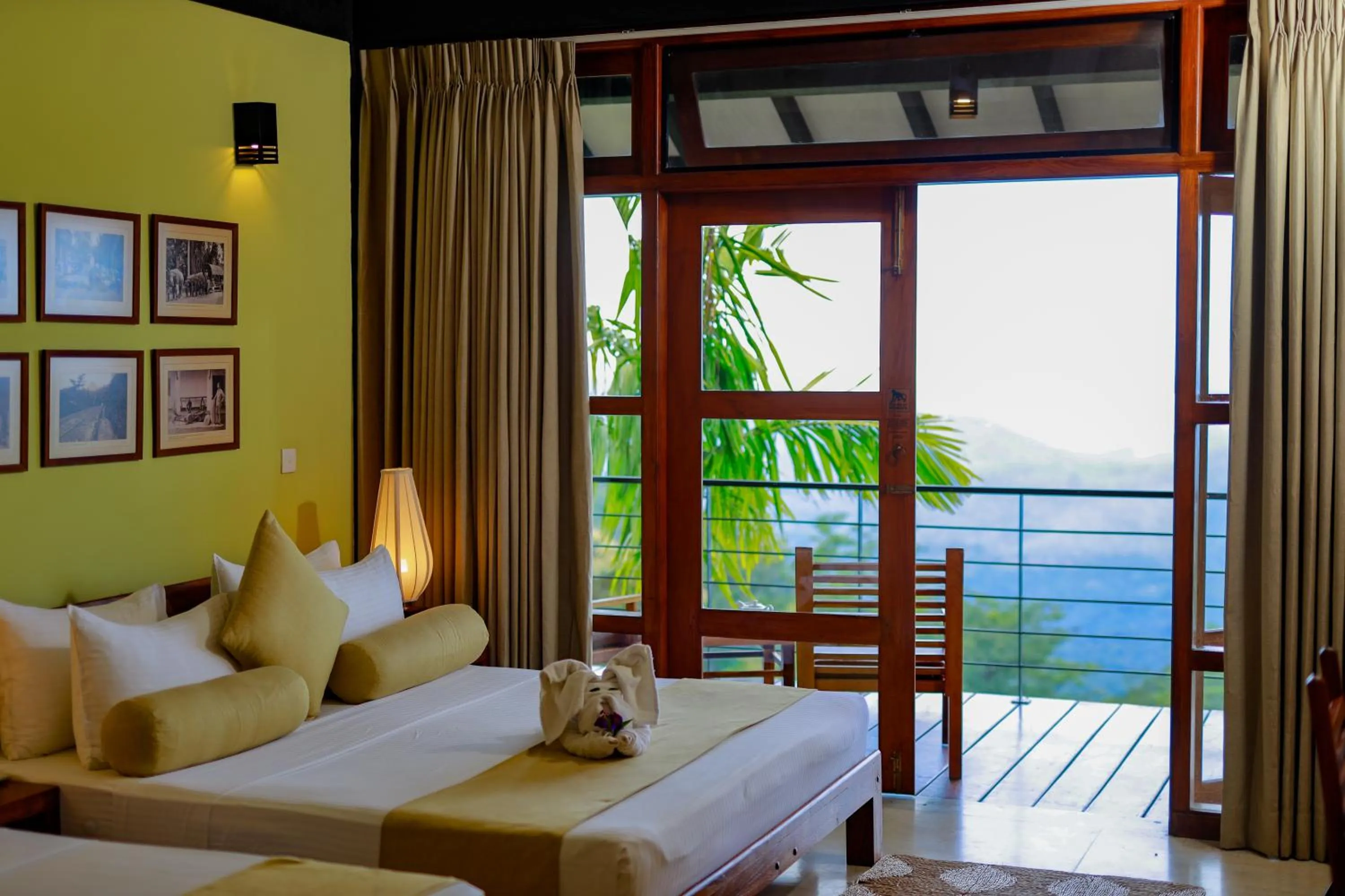 Bed in Melheim Resort and Spa