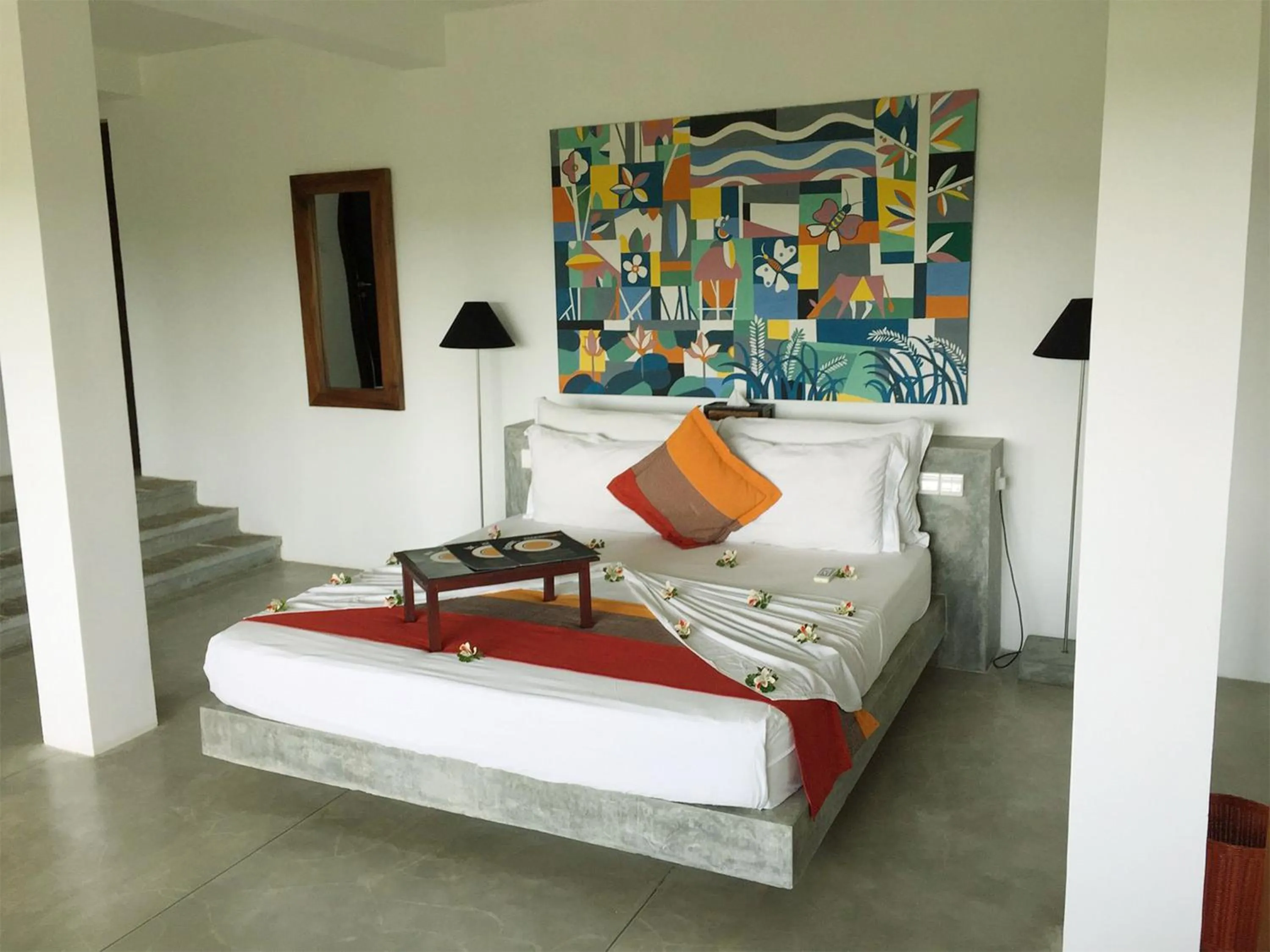 Bedroom, Bed in Buckingham Place