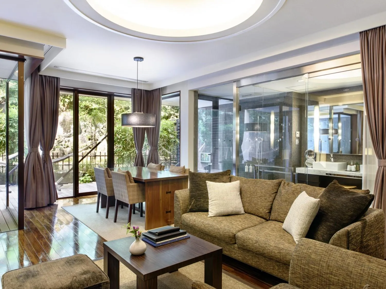 Seating area in Fufu Atami