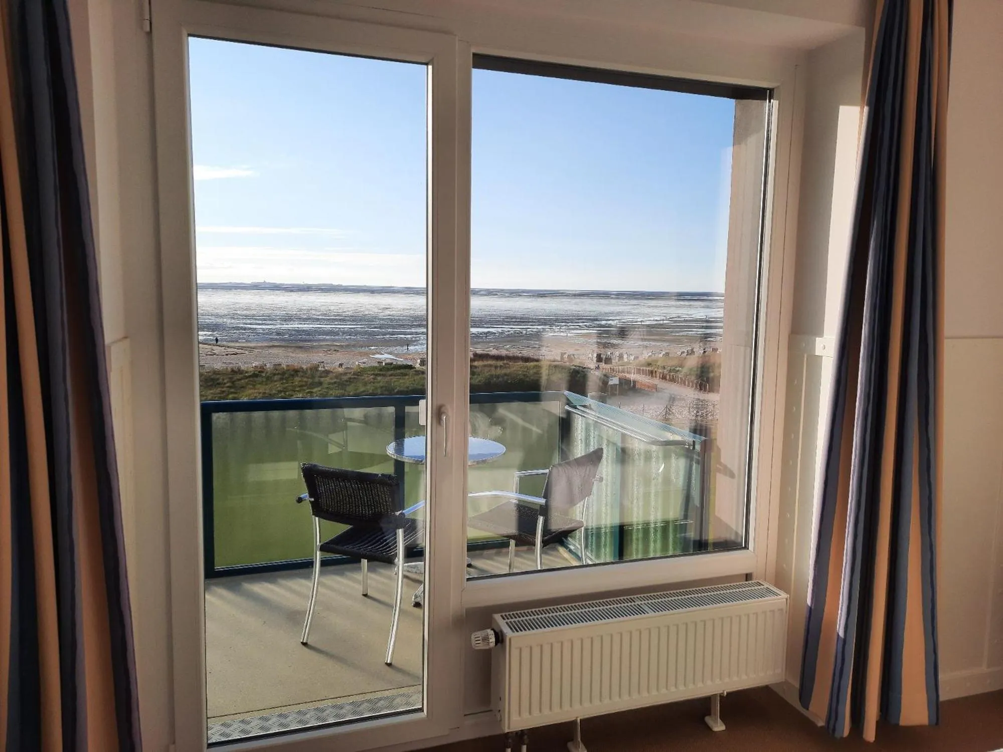 Sea view in Beachhotel Cuxhaven