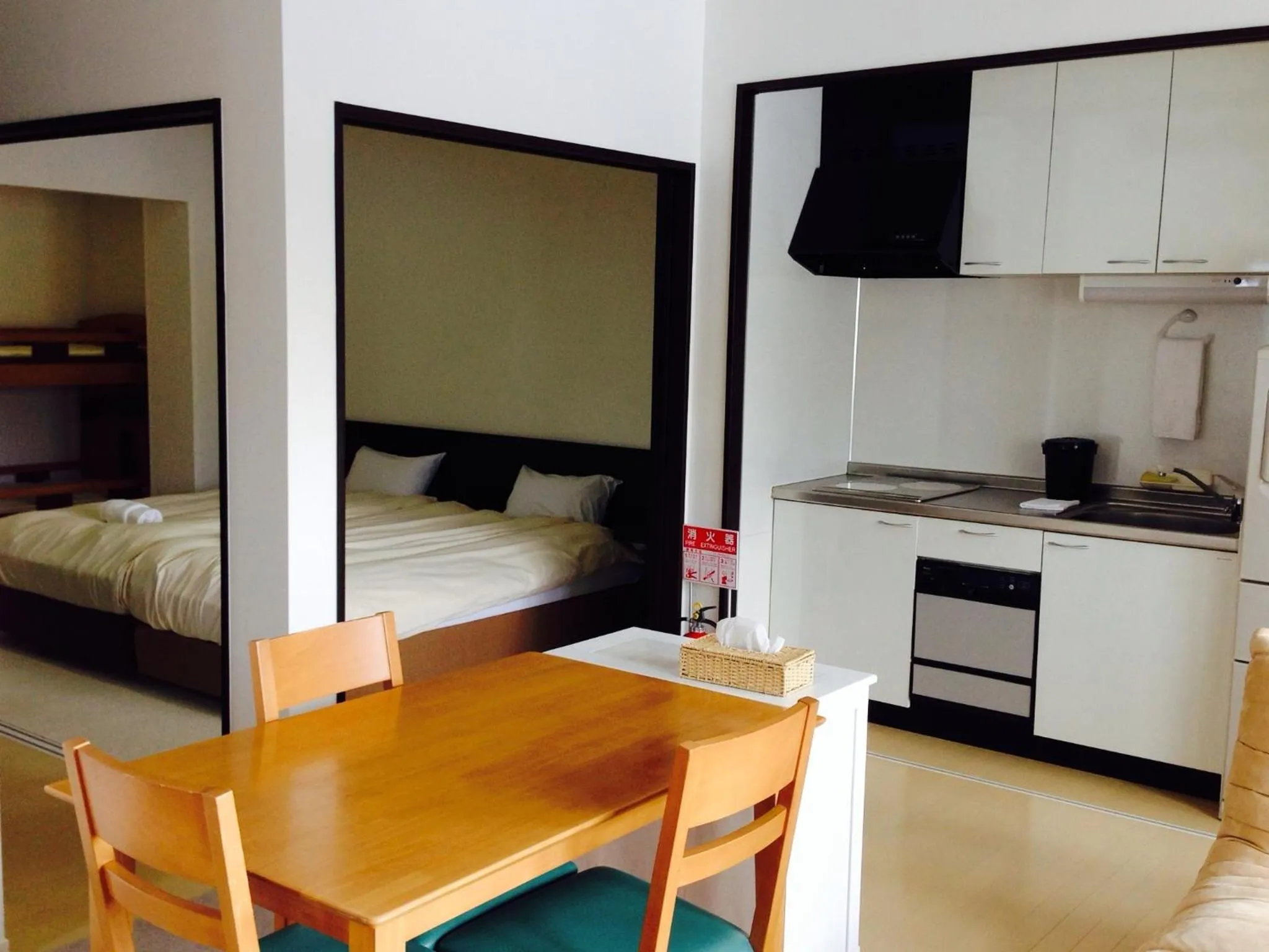 Photo of the whole room, Bed in Tsuru Apartments