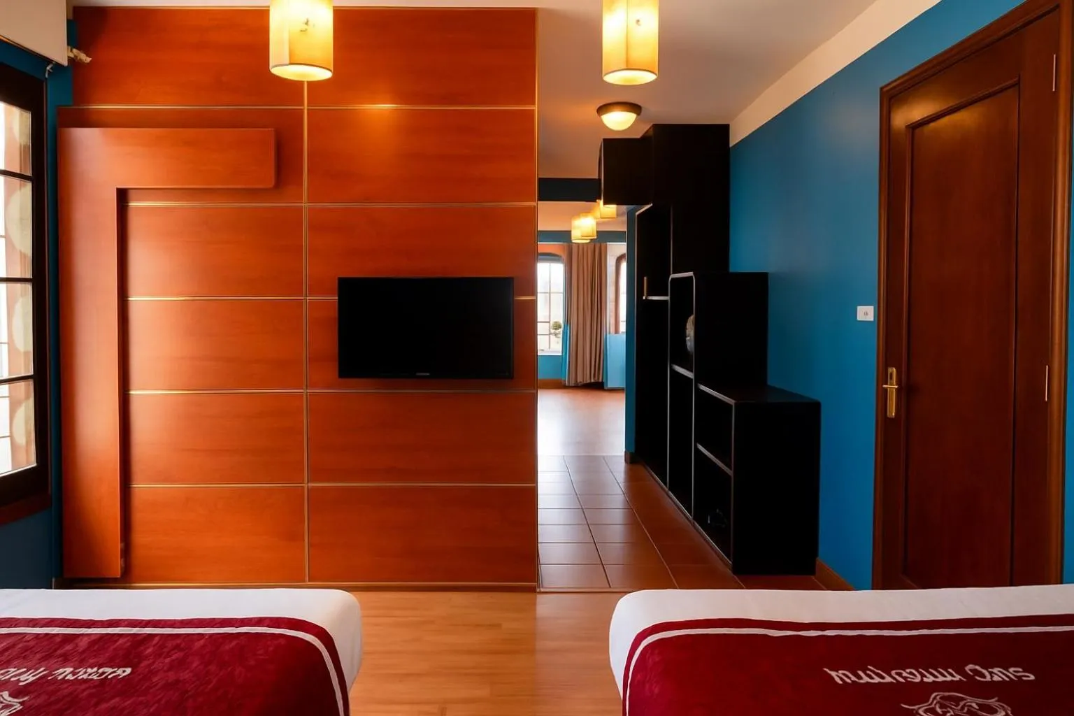 Bed in Sapa Elegance Hotel