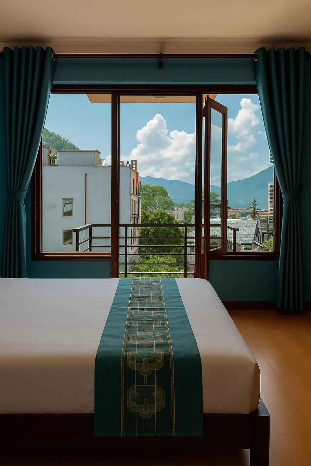 Bed in Sapa Elegance Hotel