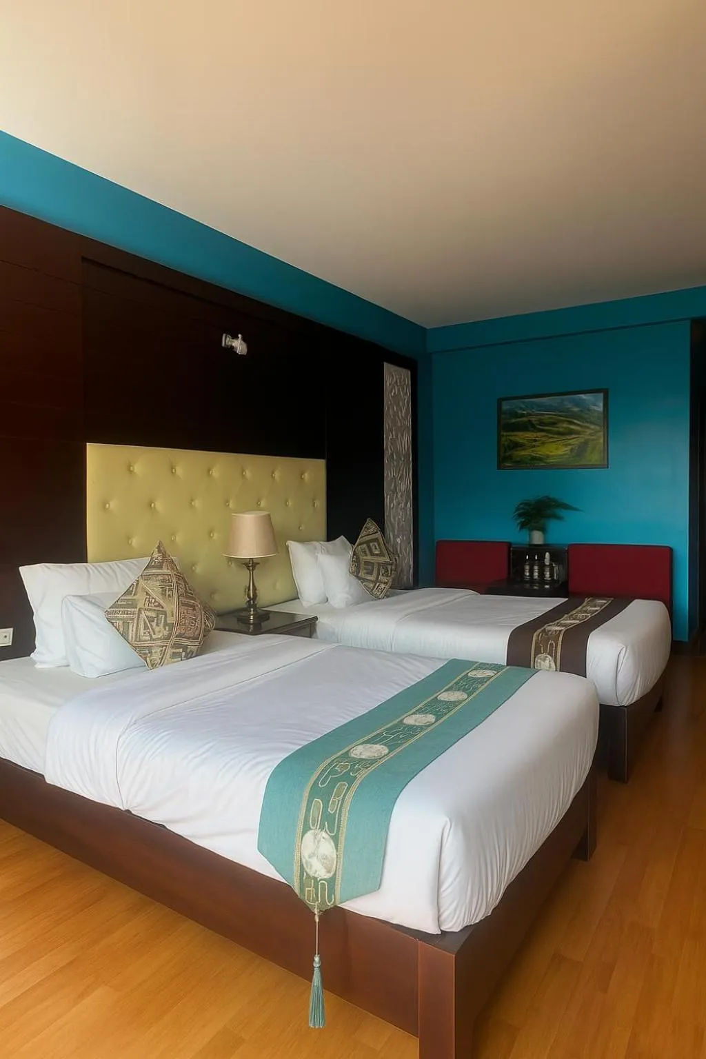 Bed in Sapa Elegance Hotel
