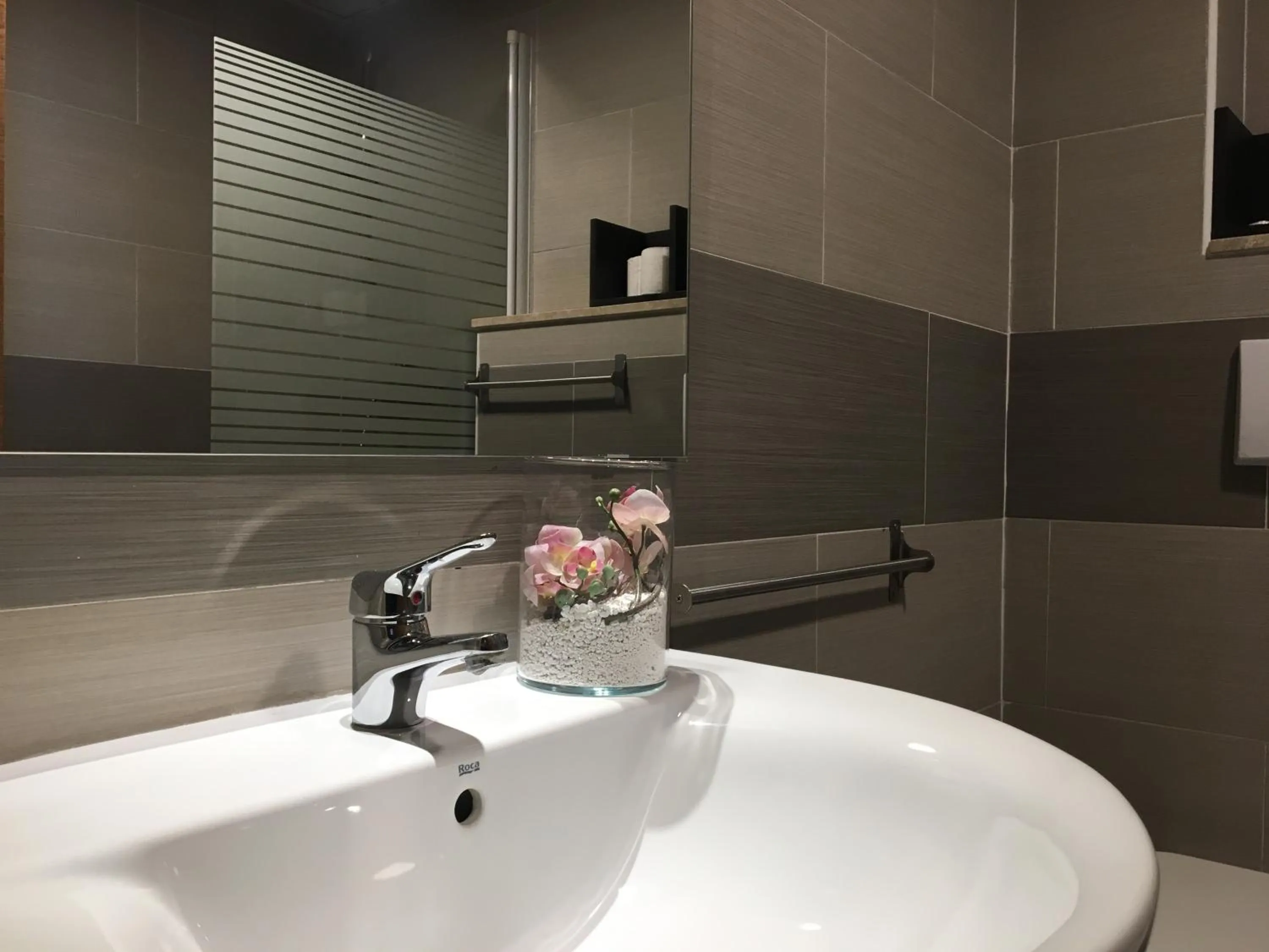 Bathroom in Hotel Corallo