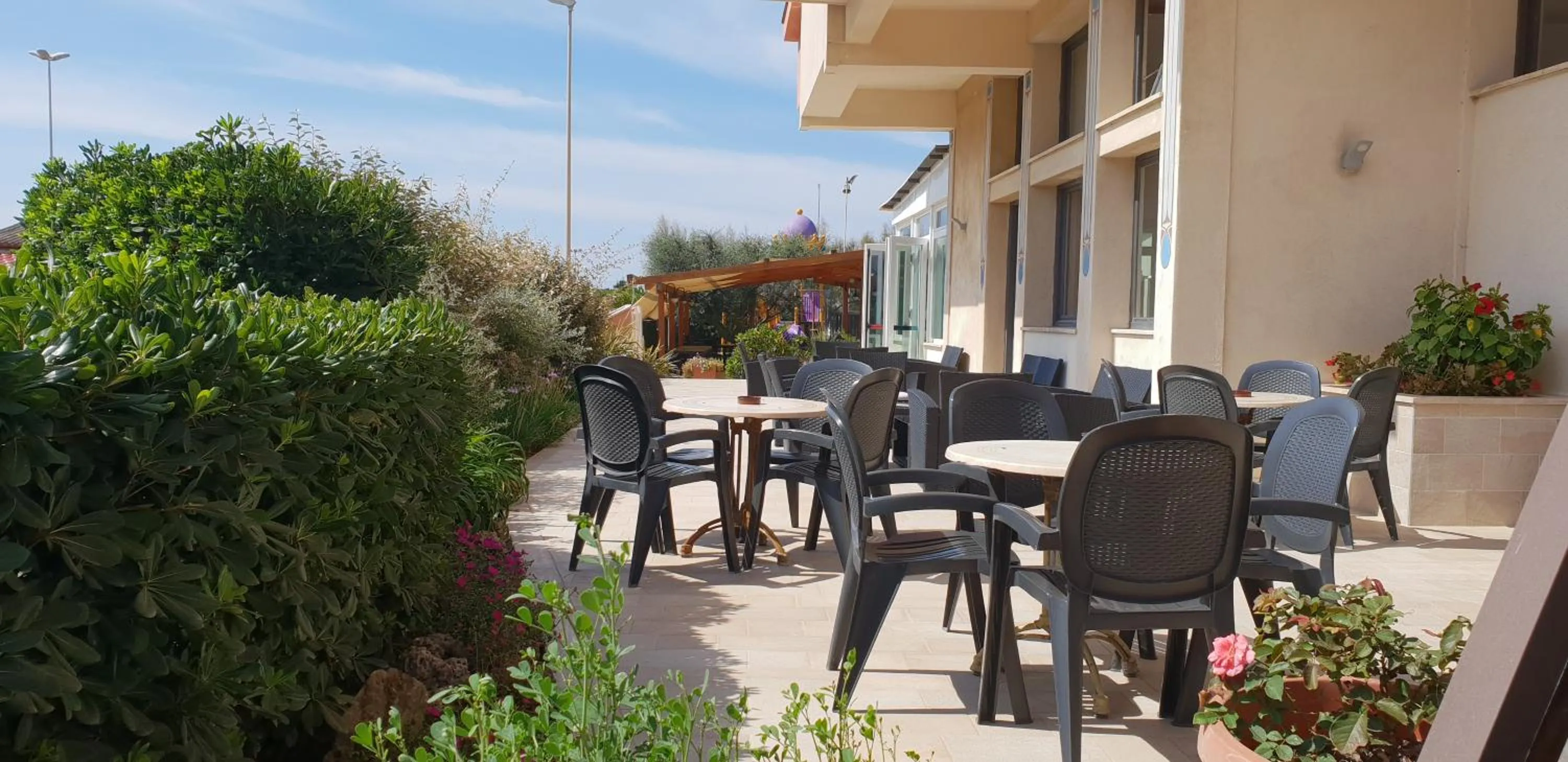 Patio in Hotel Corallo