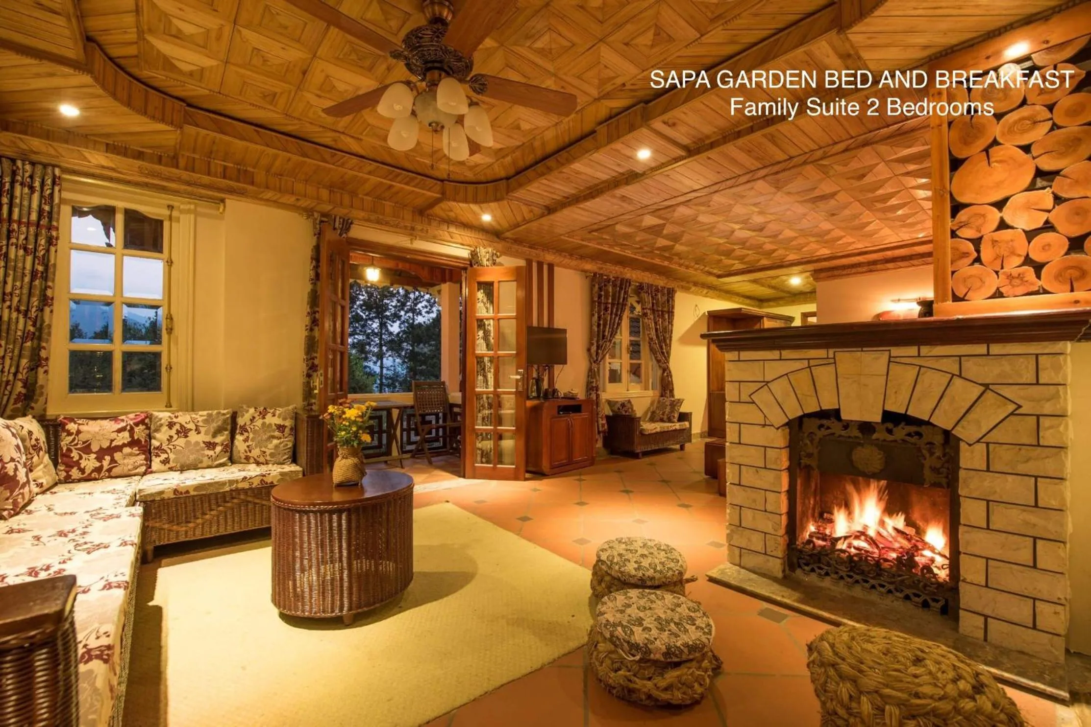 Decorative detail in Sapa Garden Bed and Breakfast