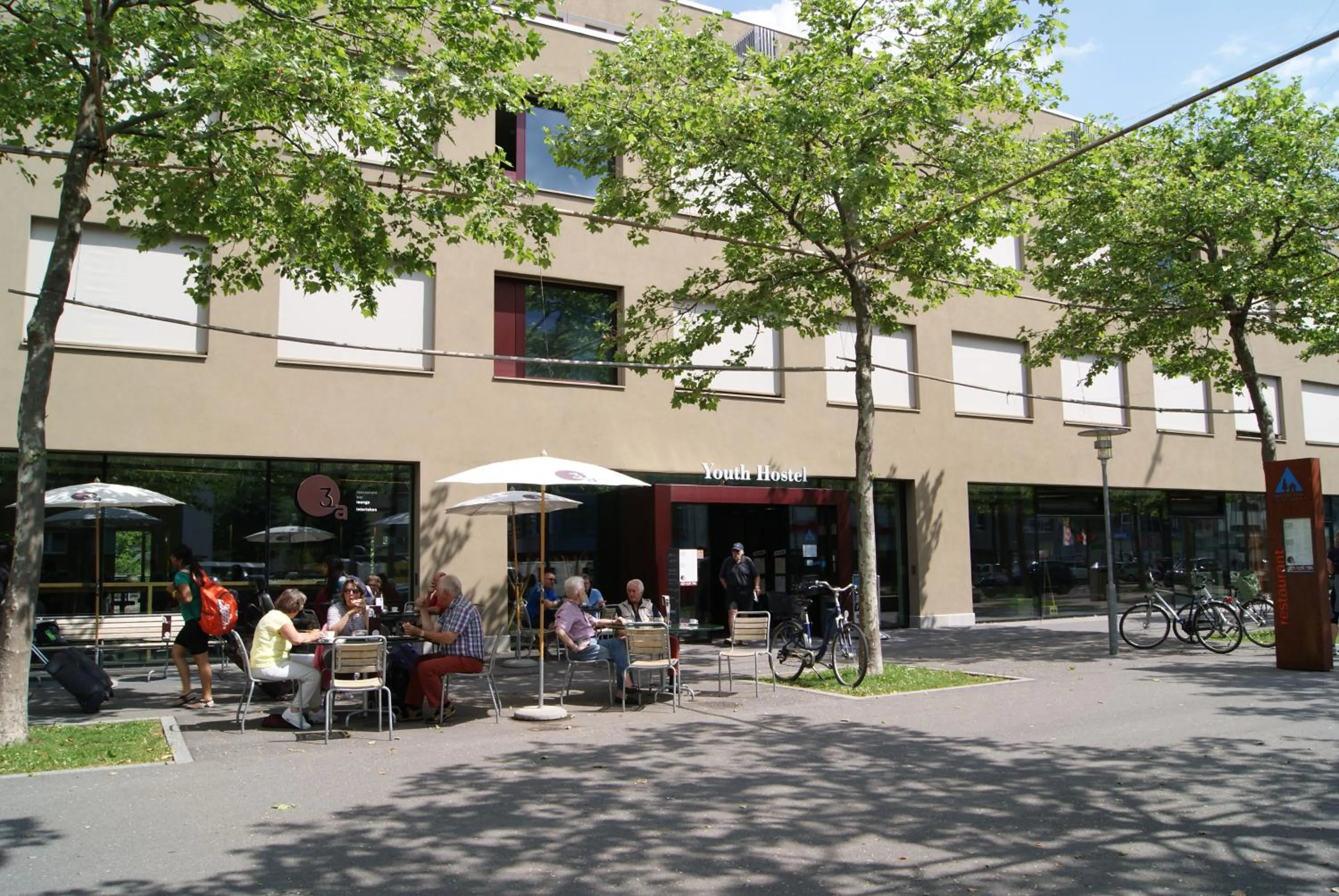 Facade/entrance in Interlaken Youth Hostel
