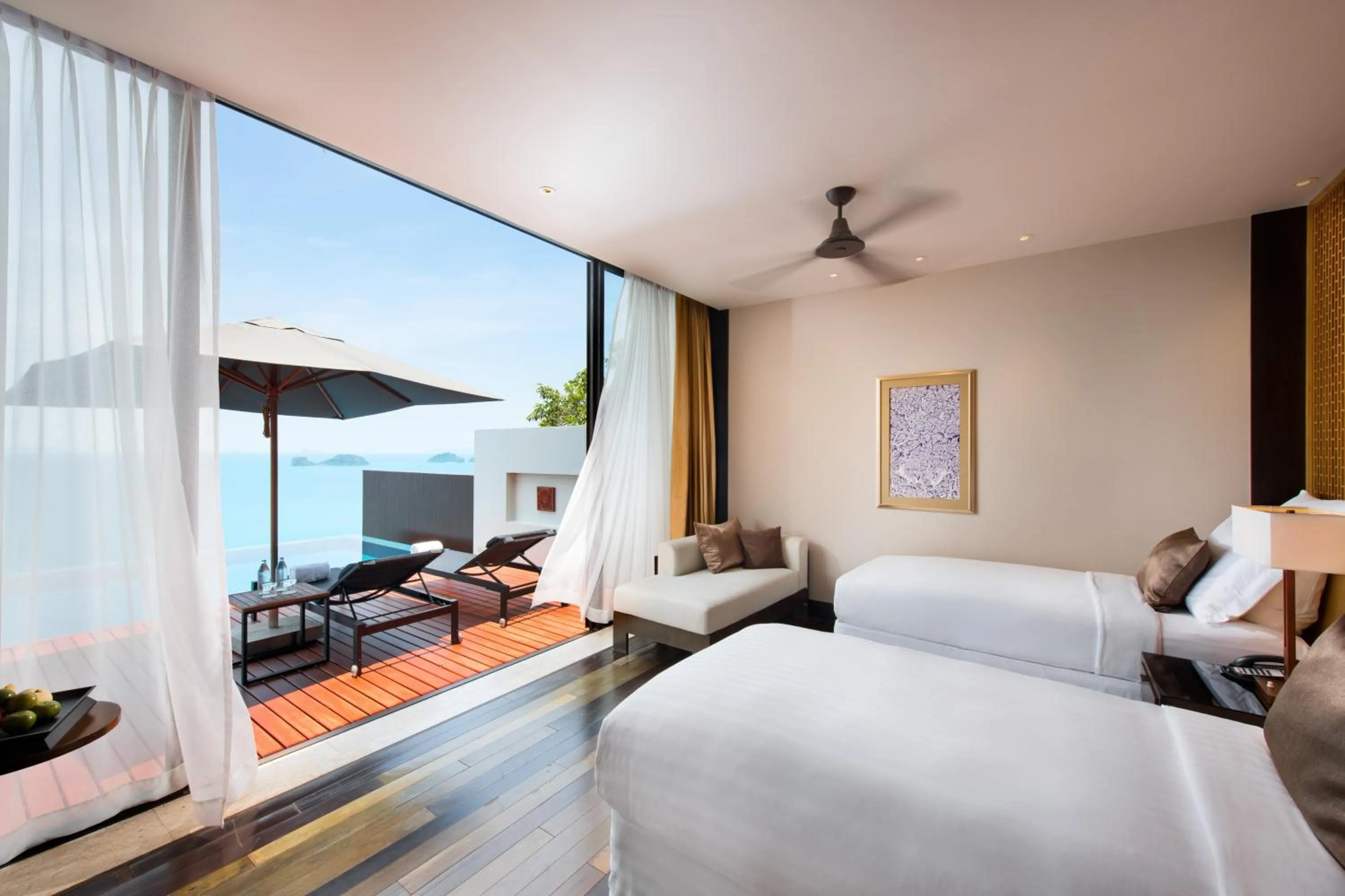 Bedroom, Bed in Conrad Koh Samui