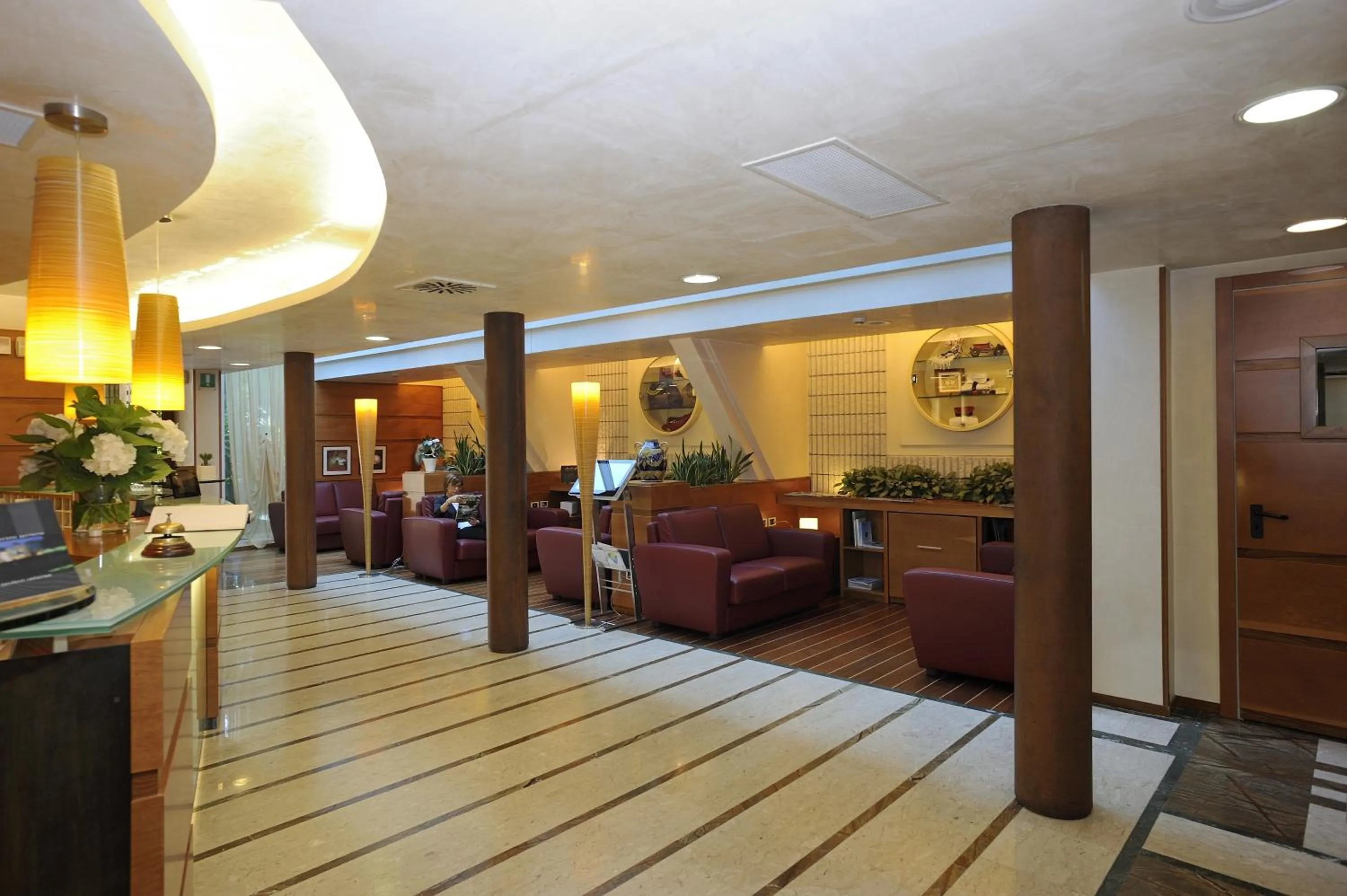 Lobby or reception in Casaalbergo La Rocca