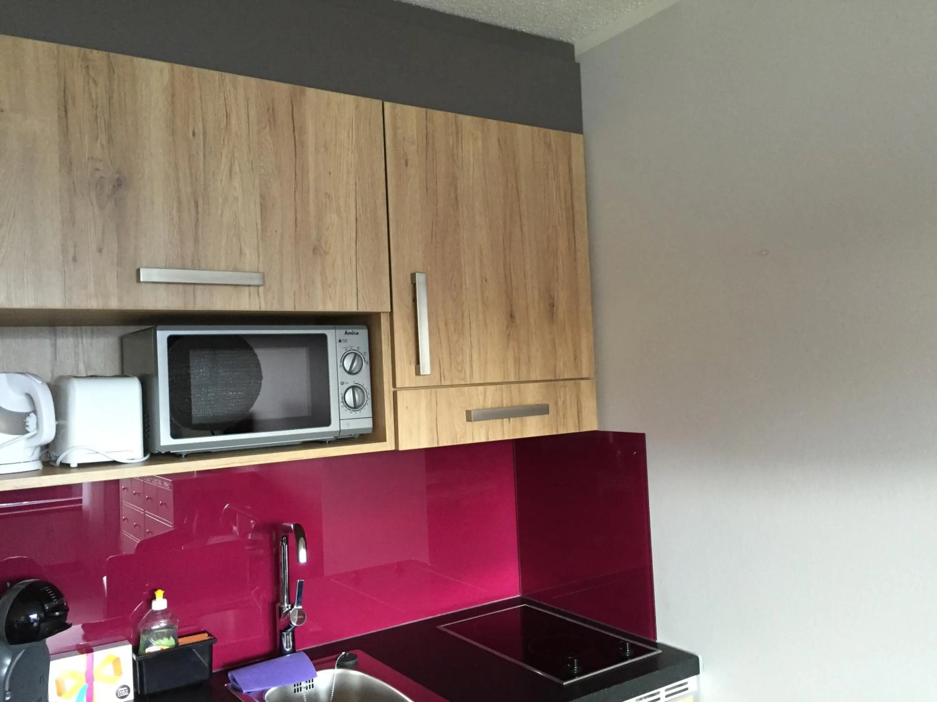 Kitchen or kitchenette in Apartments Seeblick mit Anbindung an ein 4-Sterne-Hotel