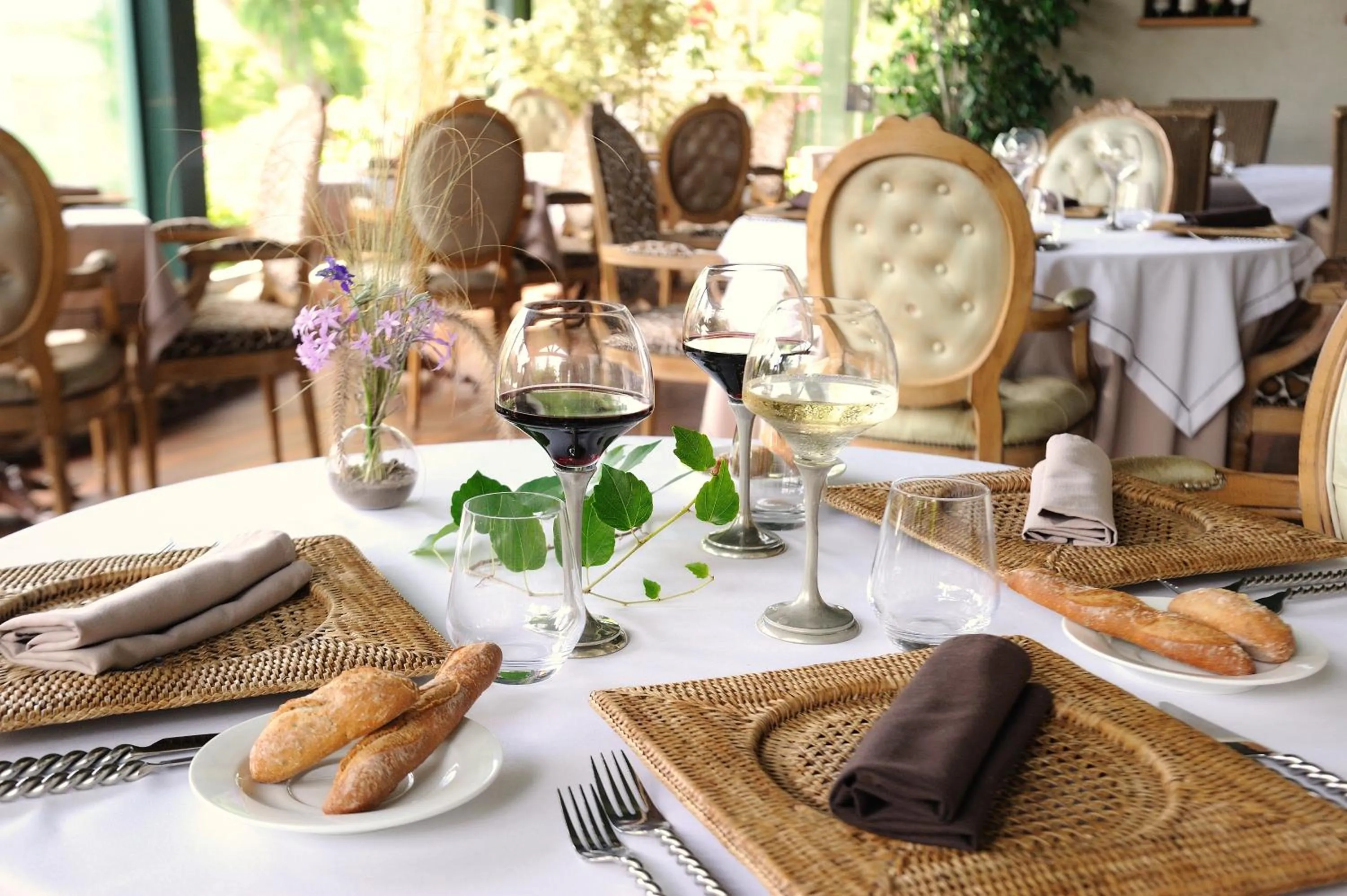 Patio in Lodge de Charme A Cheda