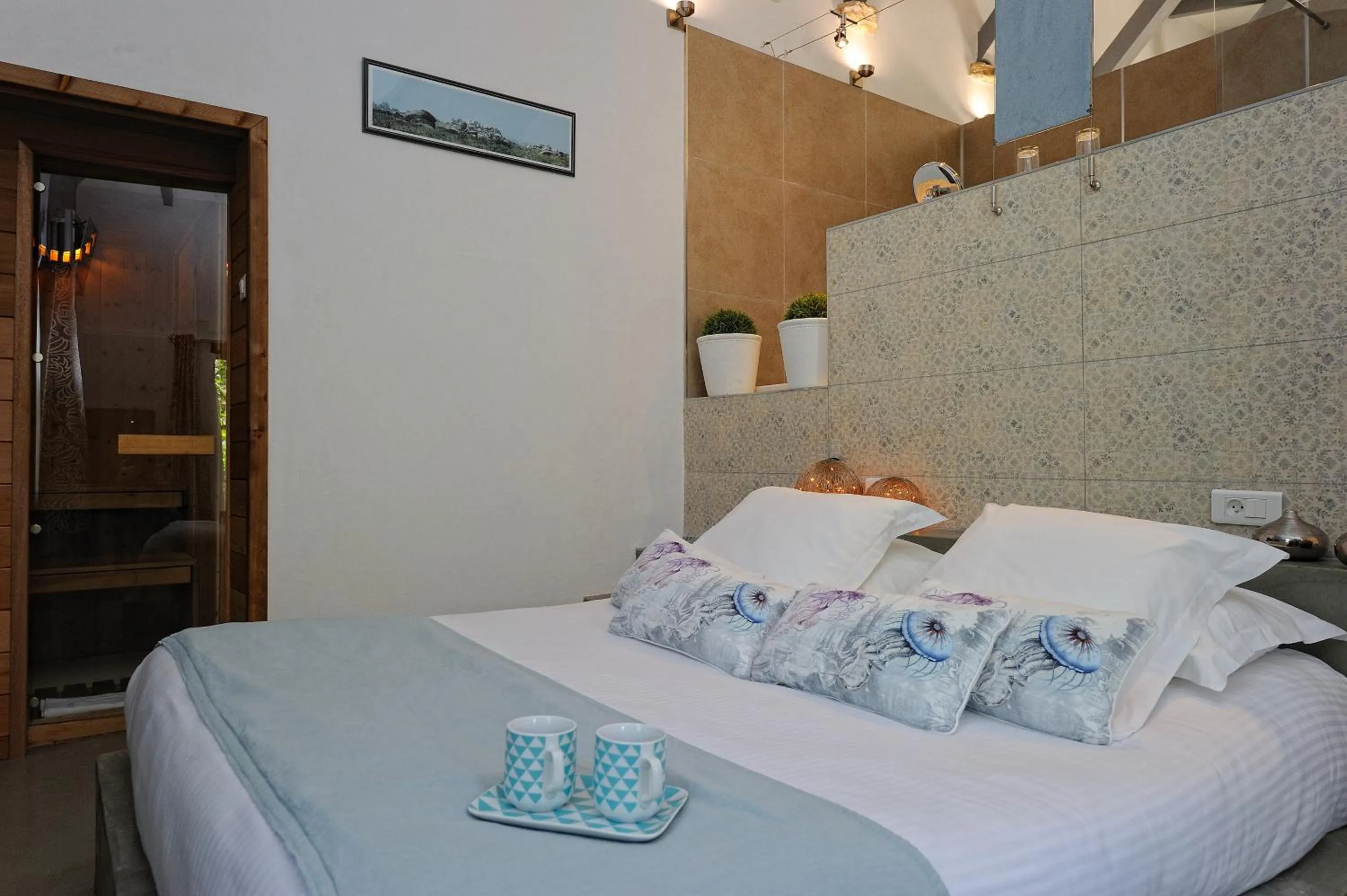 Bed in Lodge de Charme A Cheda