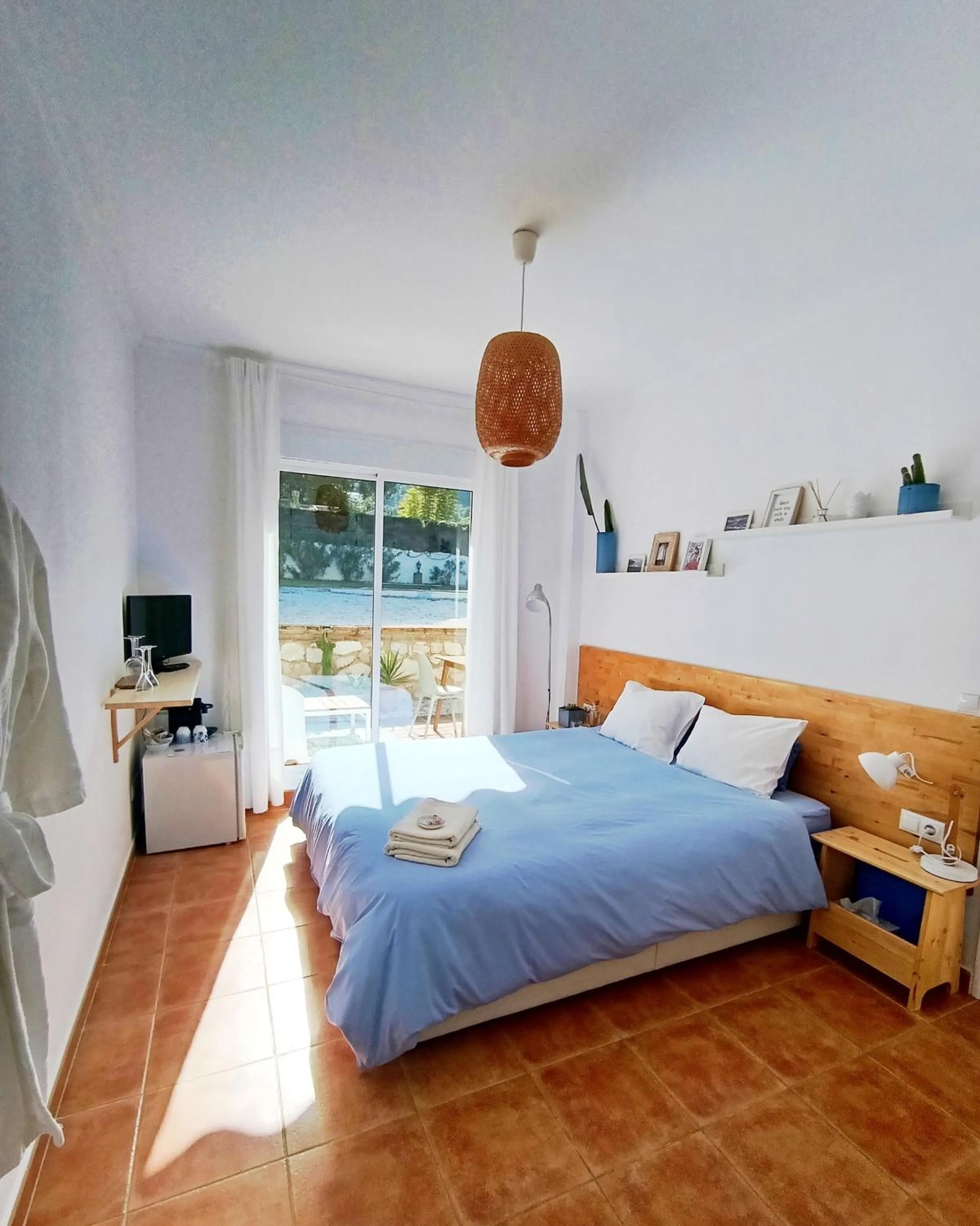 Bedroom, Bed in B&B Villa Pinos Málaga