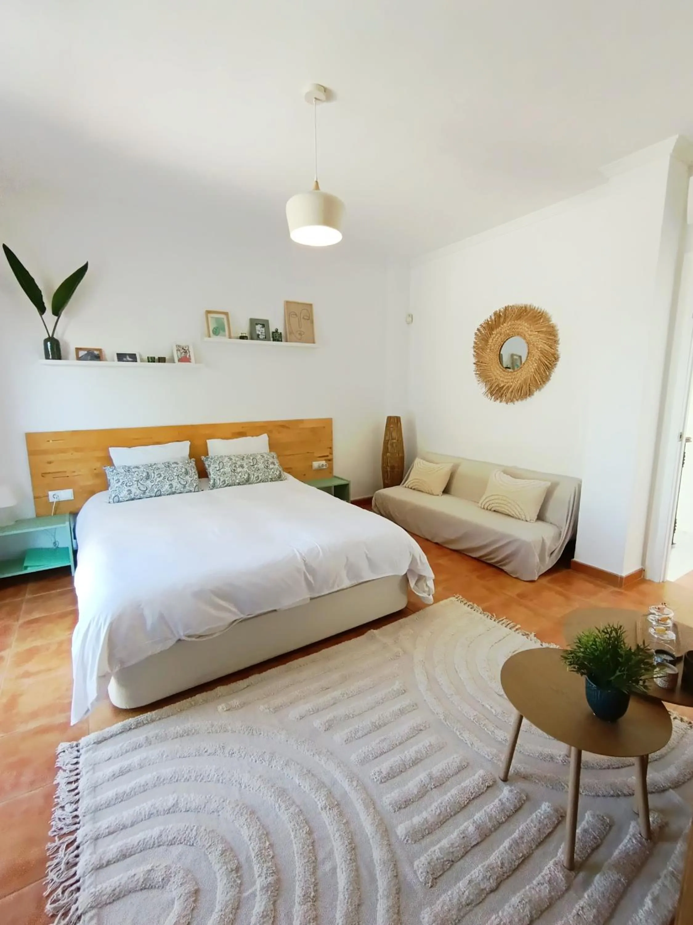 Bedroom, Bed in B&B Villa Pinos Málaga