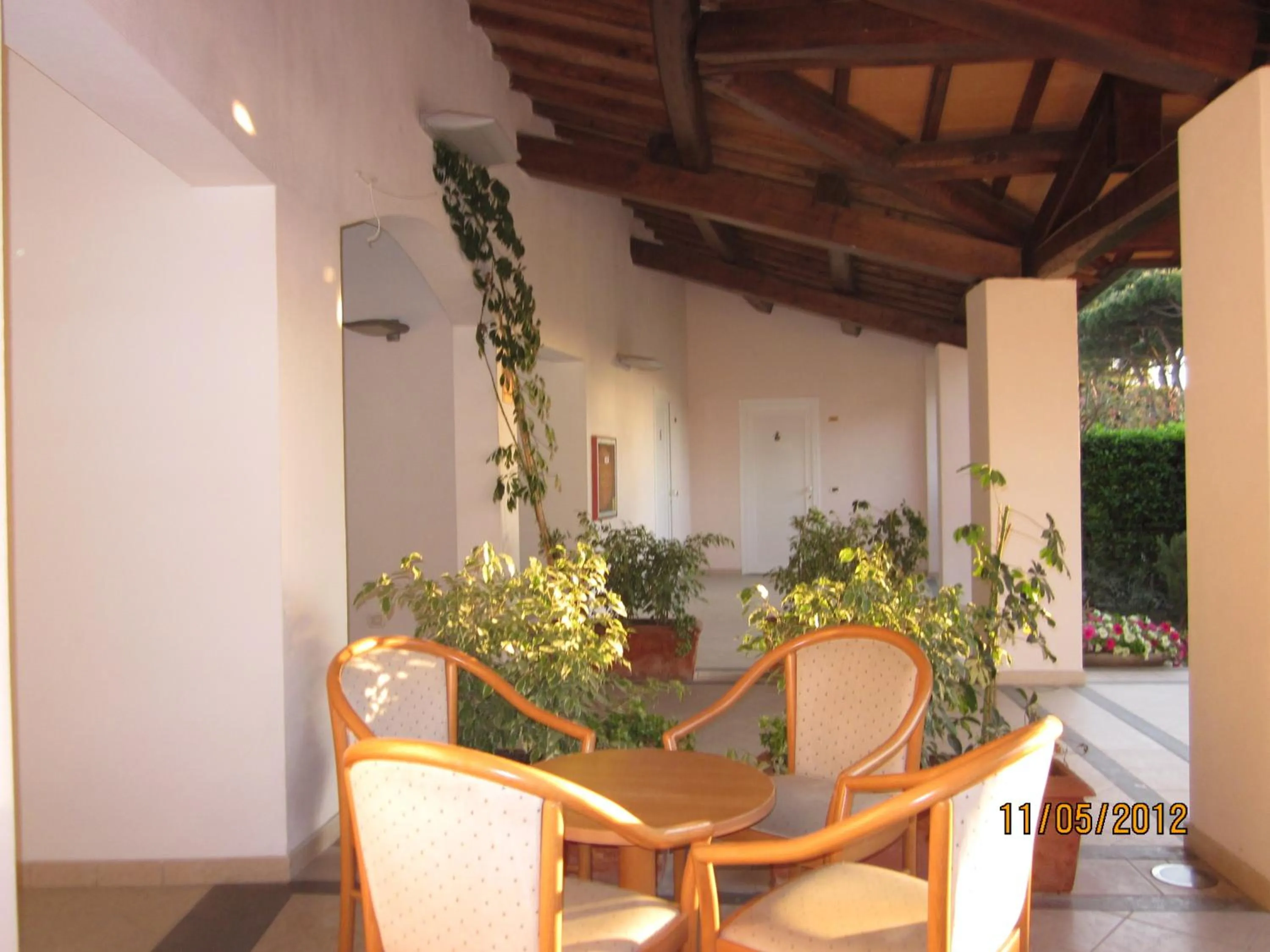 Patio in Hotel Villa Smeraldo