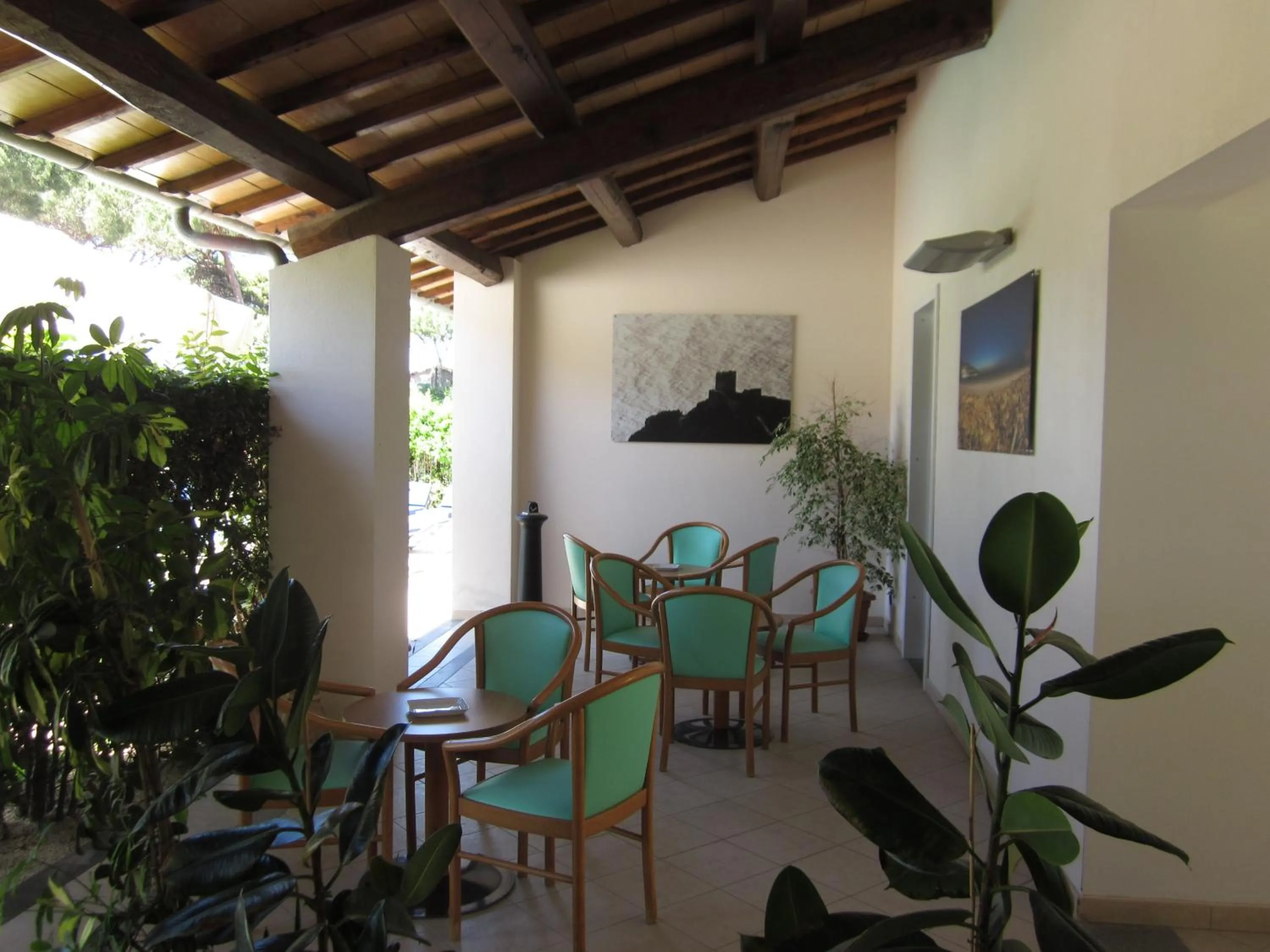 Patio in Hotel Villa Smeraldo