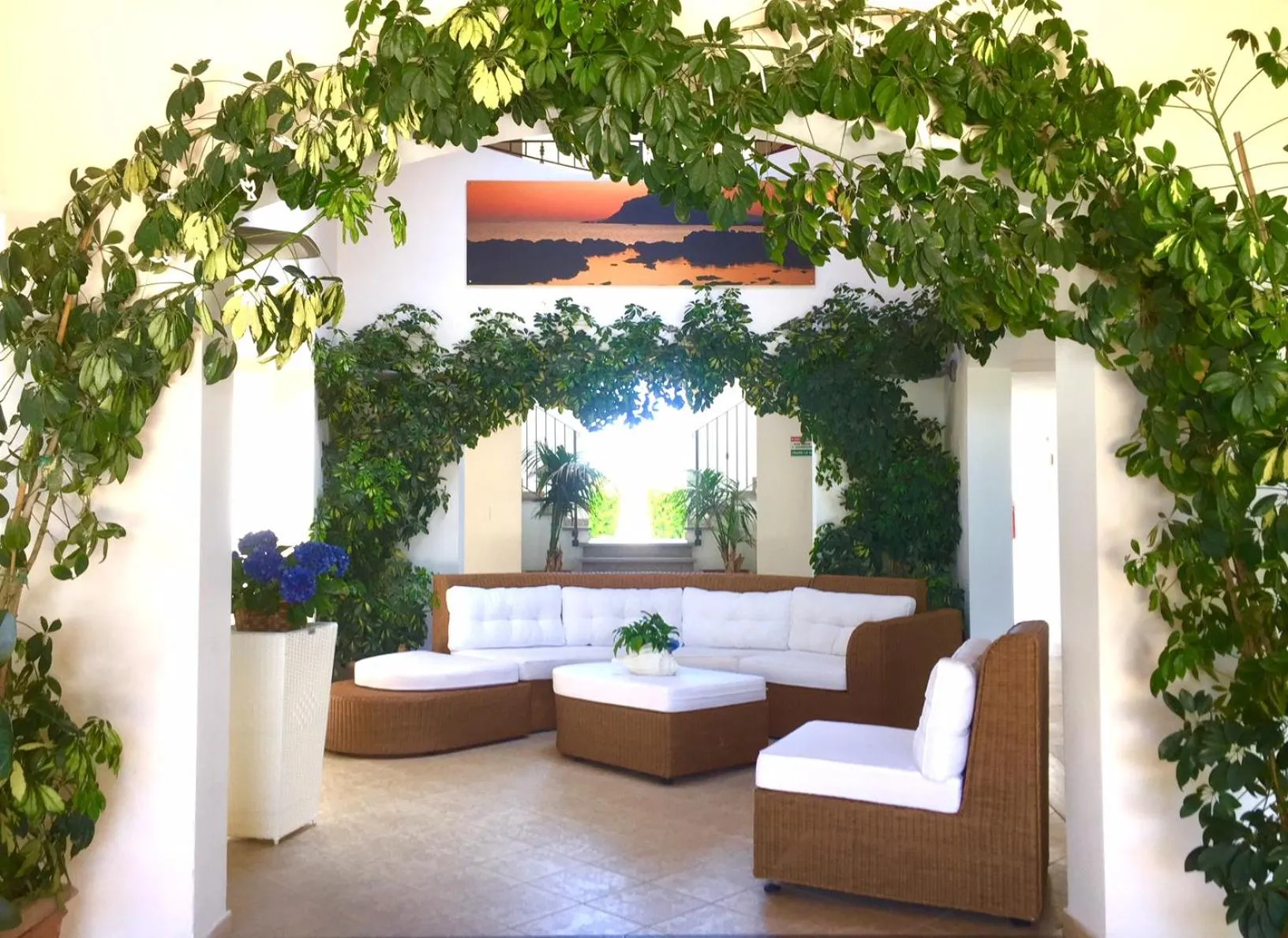 Garden in Hotel Villa Smeraldo