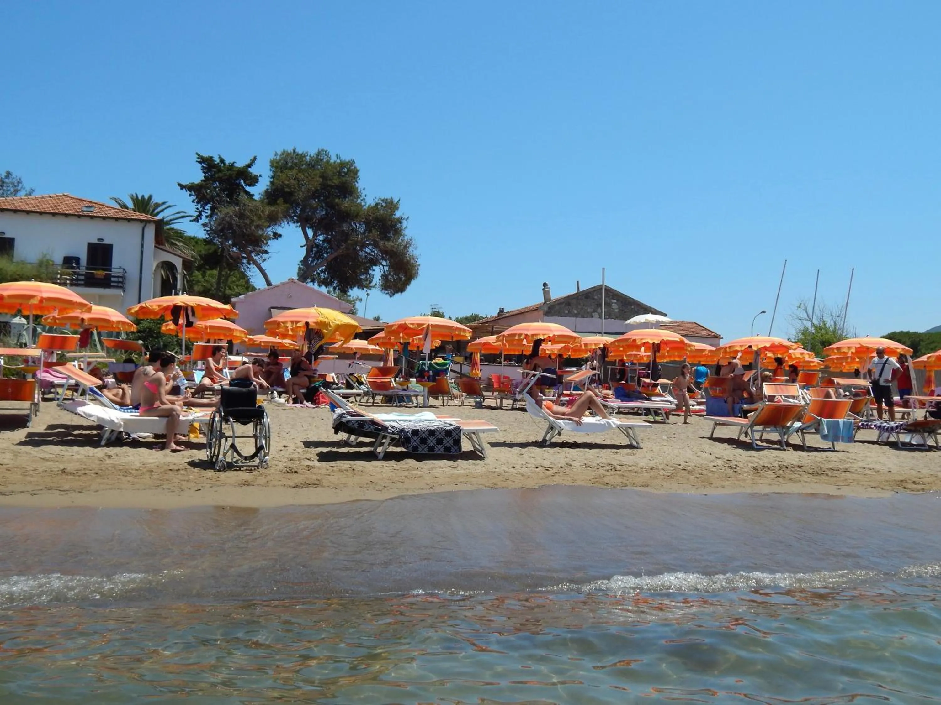 Beach in Hotel Villa Smeraldo