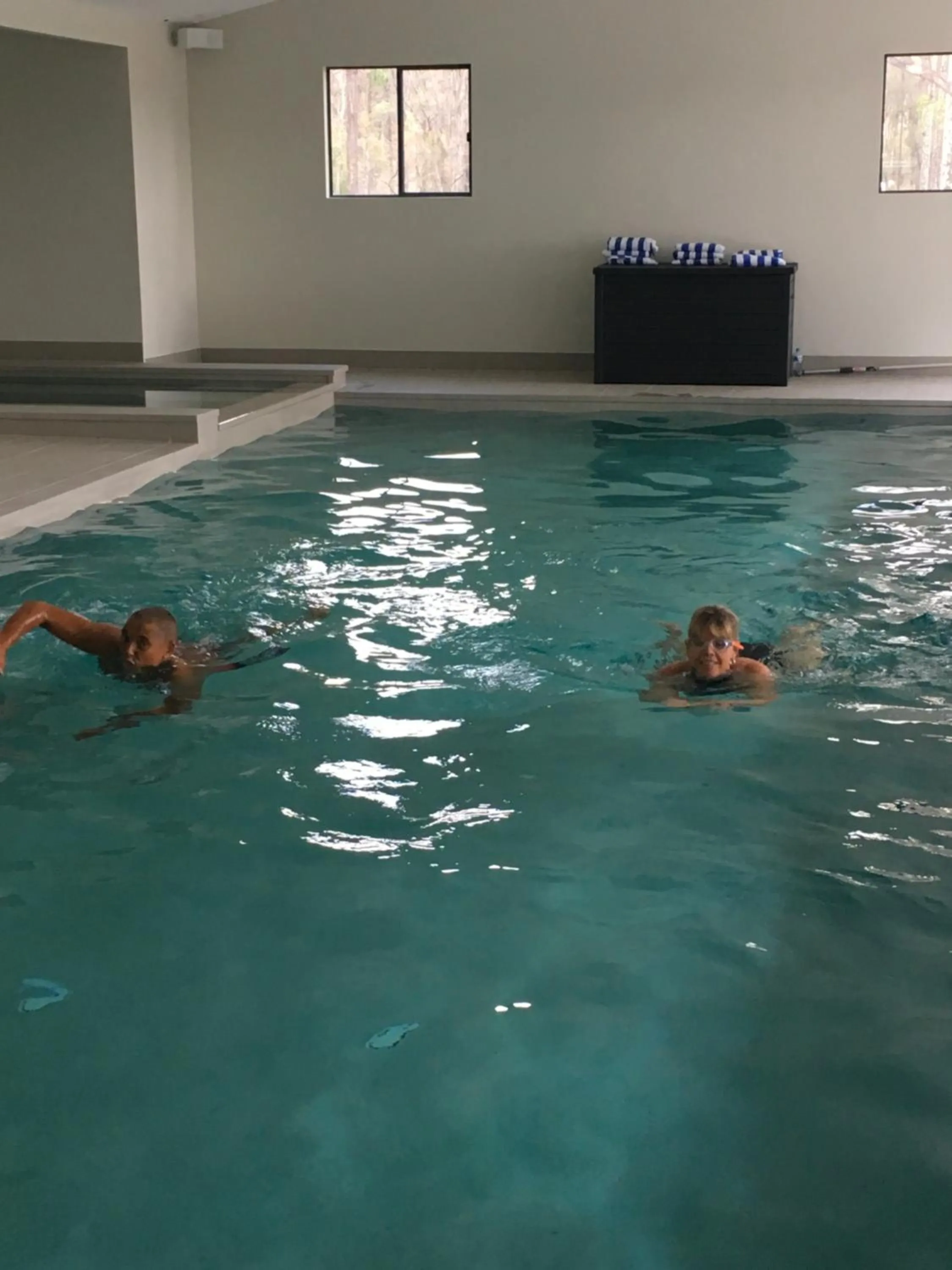 Swimming pool in Nu Leaf Retreat