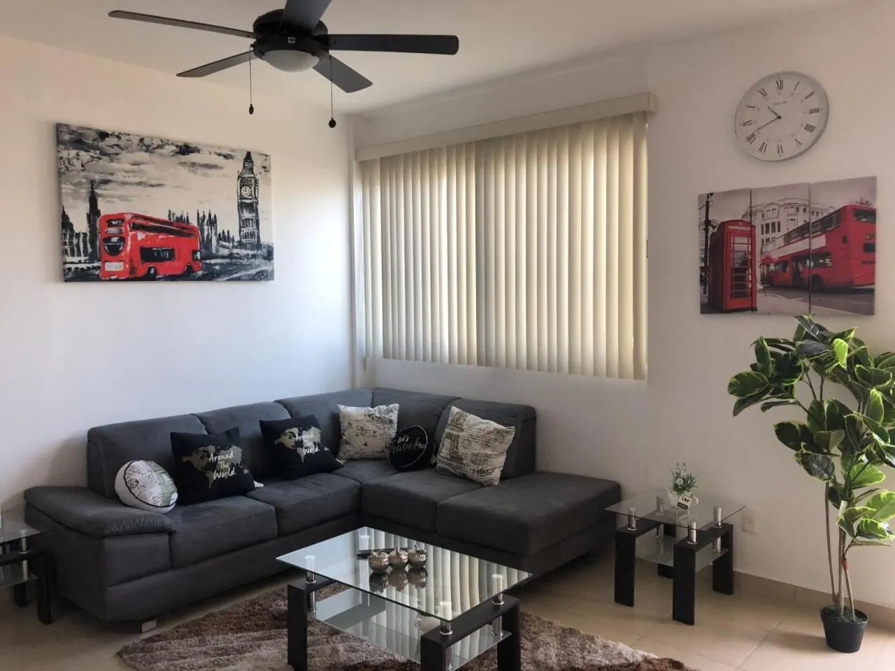 Living room in Beach Haus-Punta Estrella