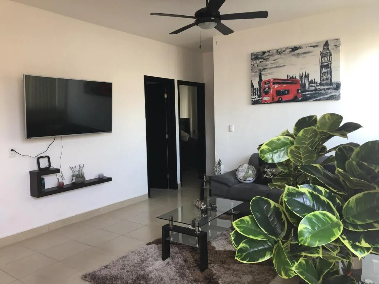 Living room in Beach Haus-Punta Estrella