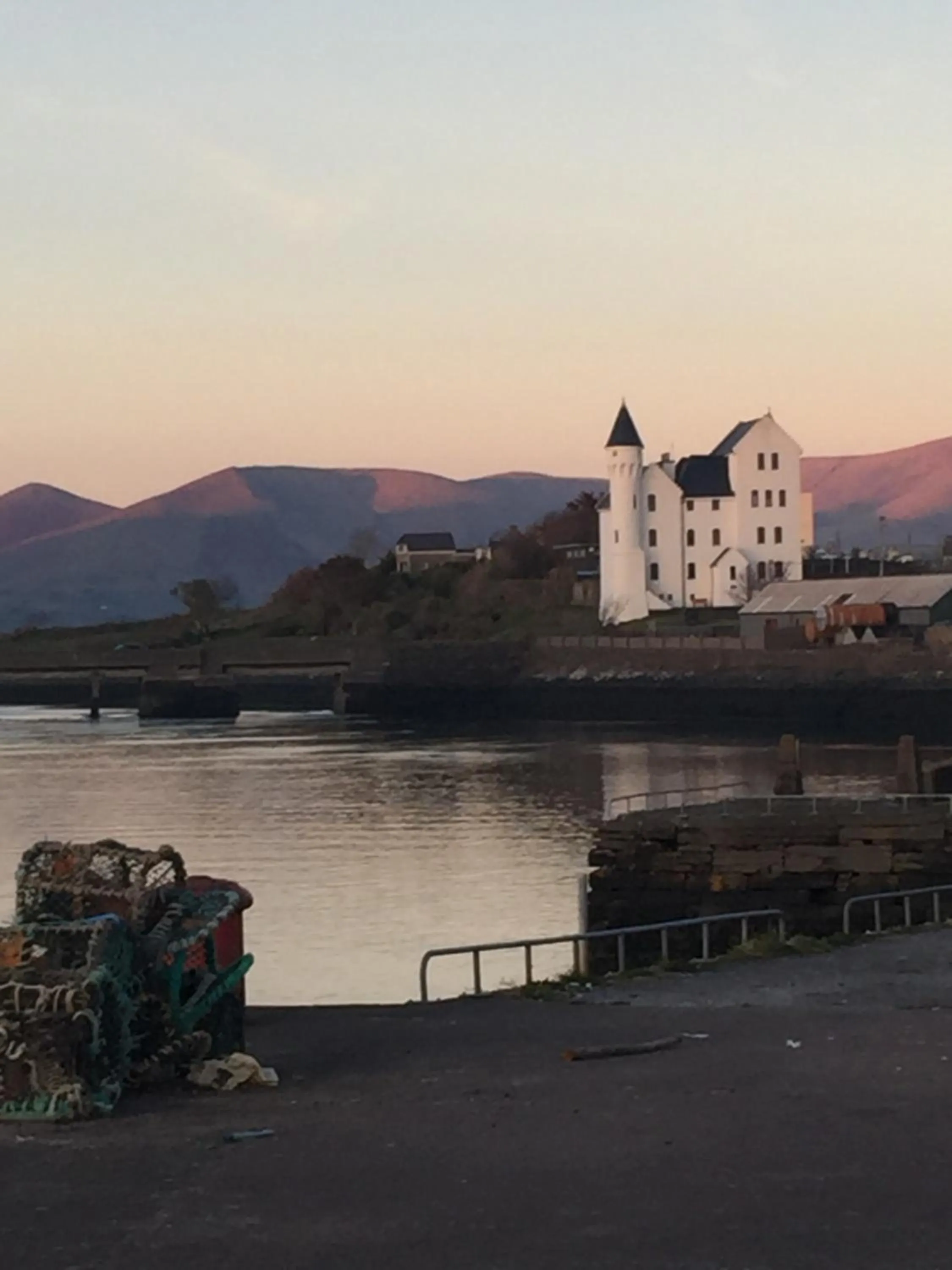 Sunset in Quinlan & Cooke Boutique Townhouse and QCs Seafood Restaurant