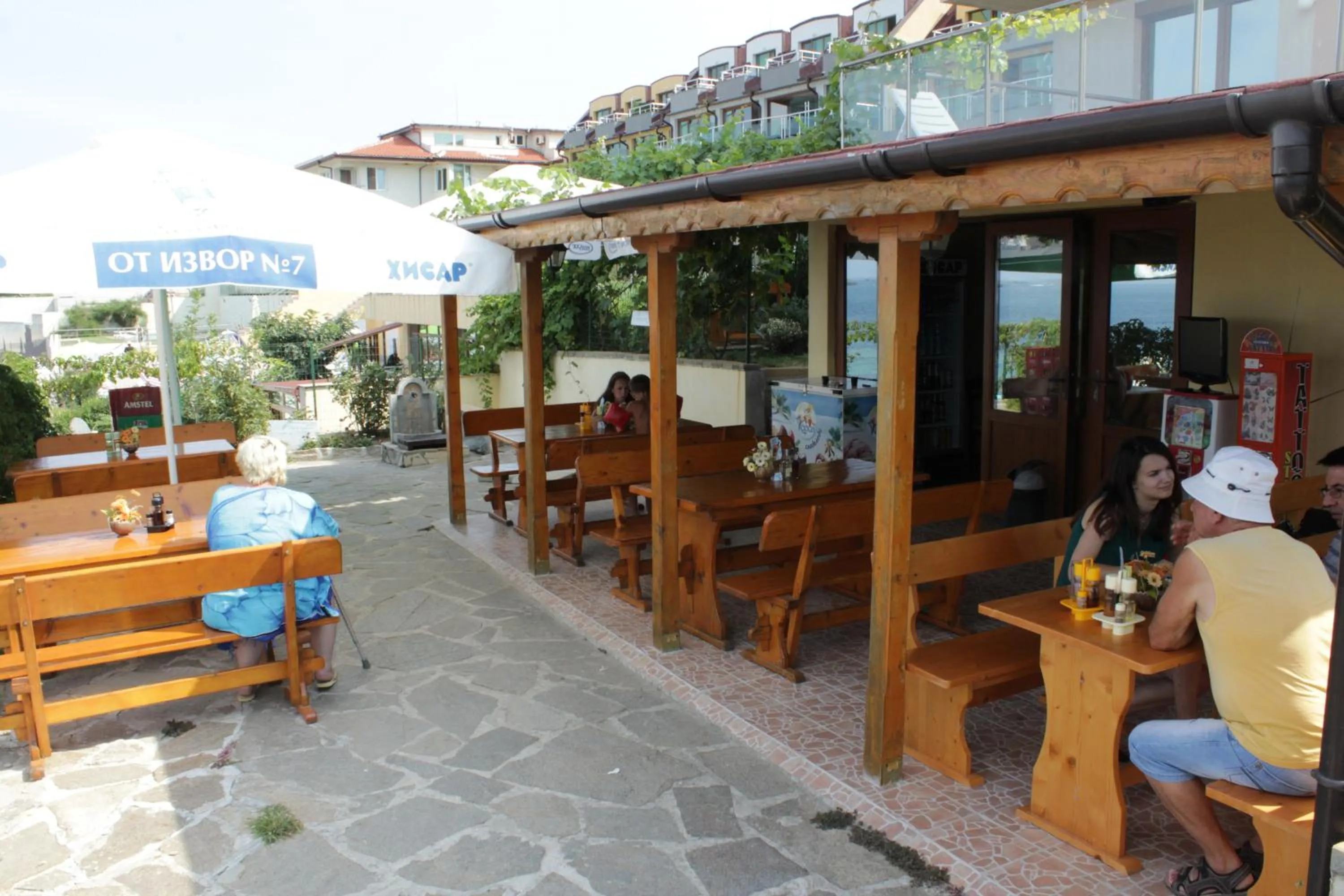 Patio in Barex Family Hotel