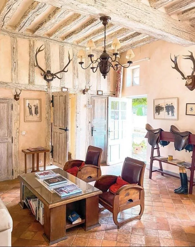 Living room in Chateau d' Emalleville