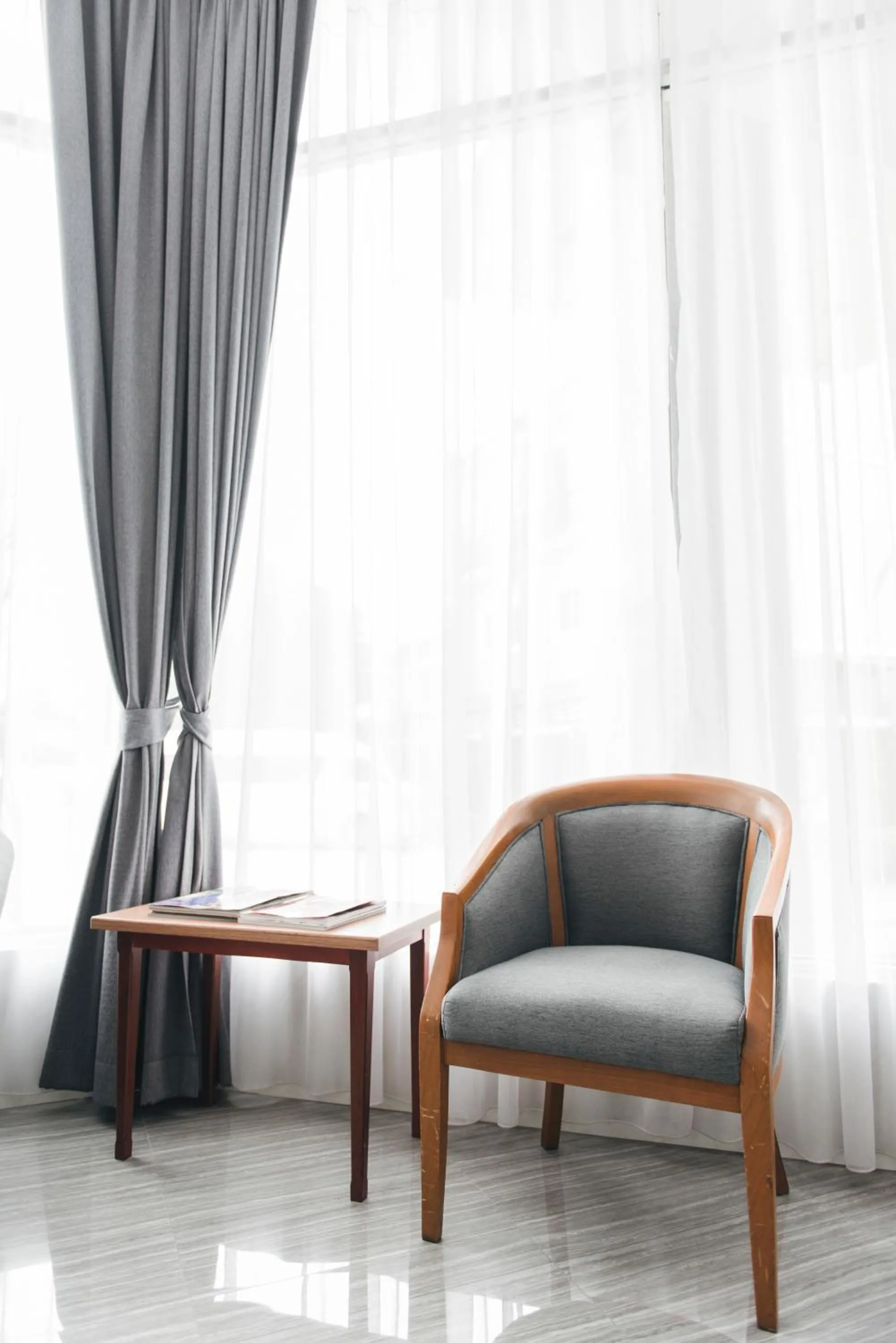 Seating area in K.S.Pavilion Hotel